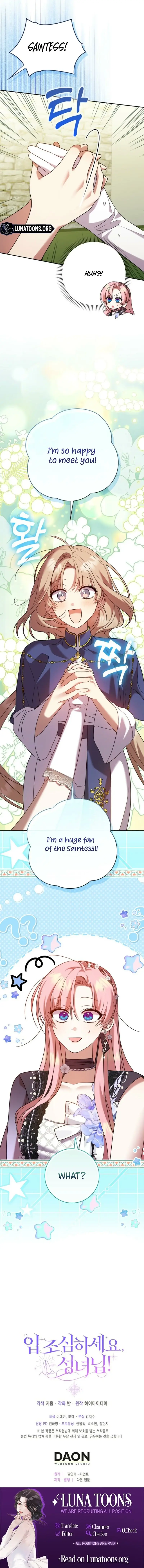 Read Hush Now Saintess! Manga Online