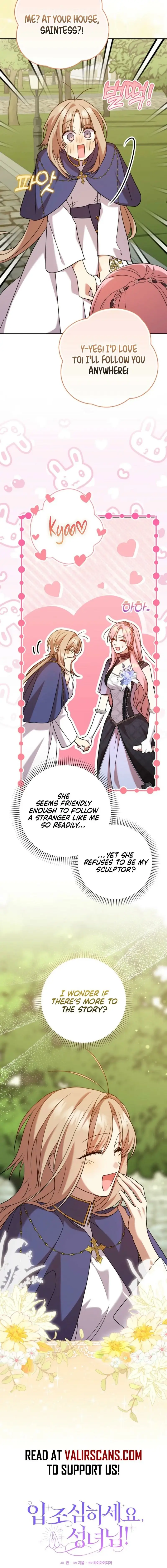 Read Hush Now Saintess! Manga Online