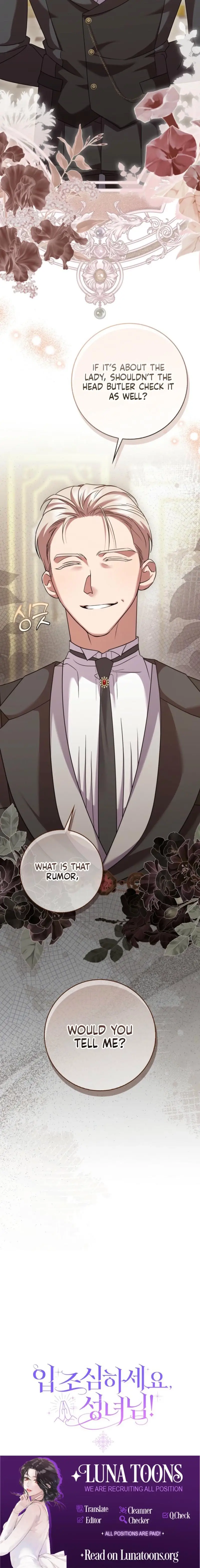 Read Hush Now Saintess! Manga Online