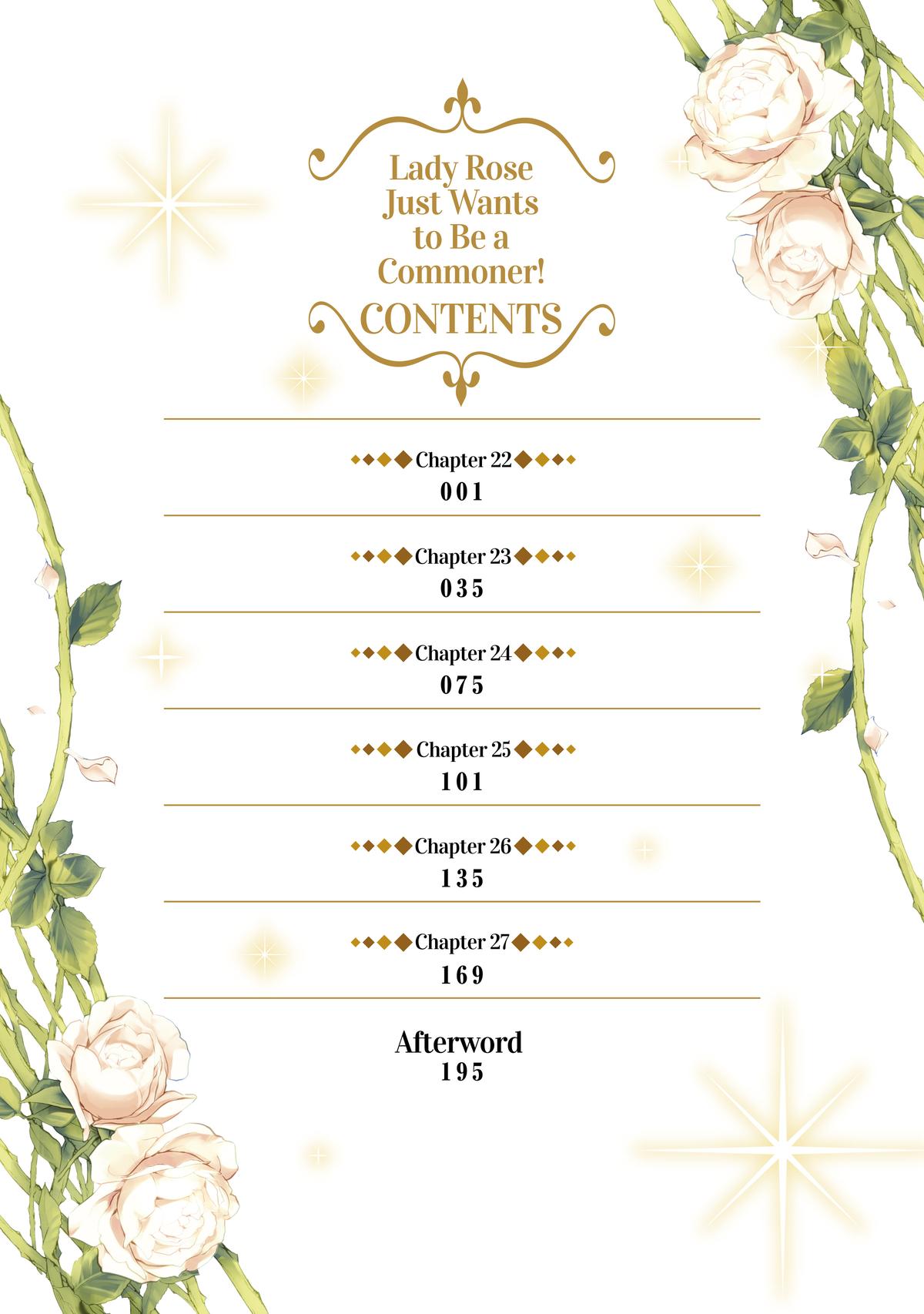 Read Lady Rose Just Wants to Be a Commoner Manga Online