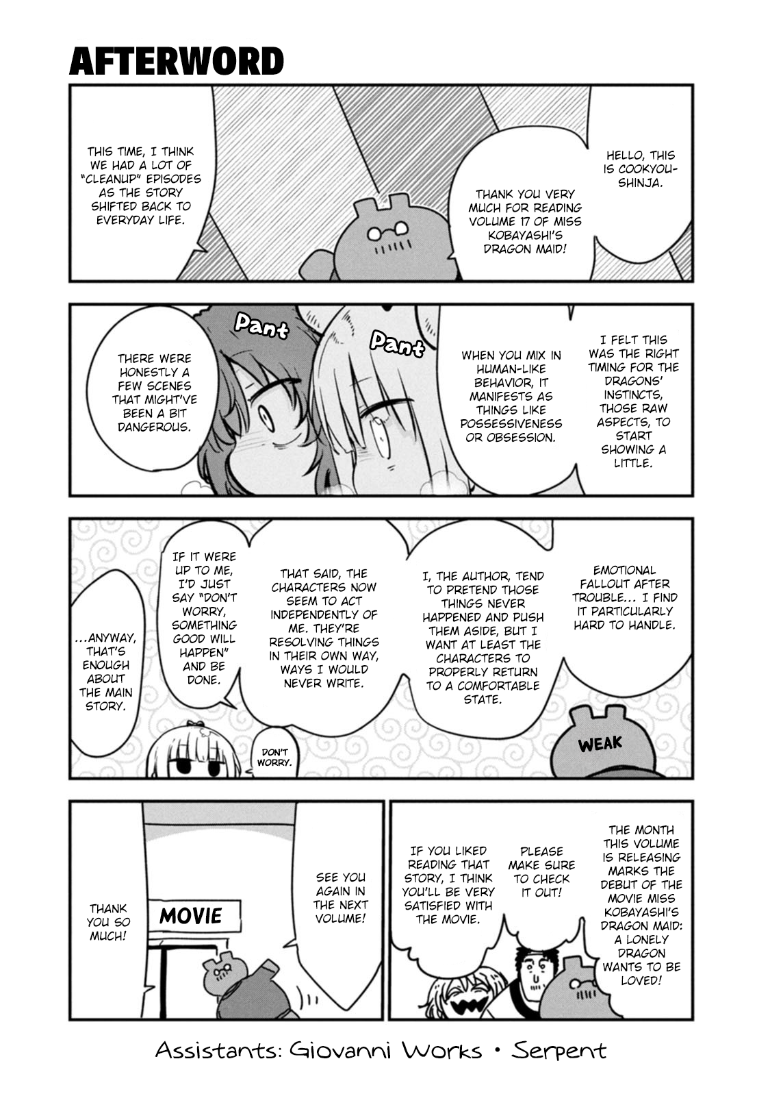Read Miss Kobayashi's Dragon Maid Manga Online