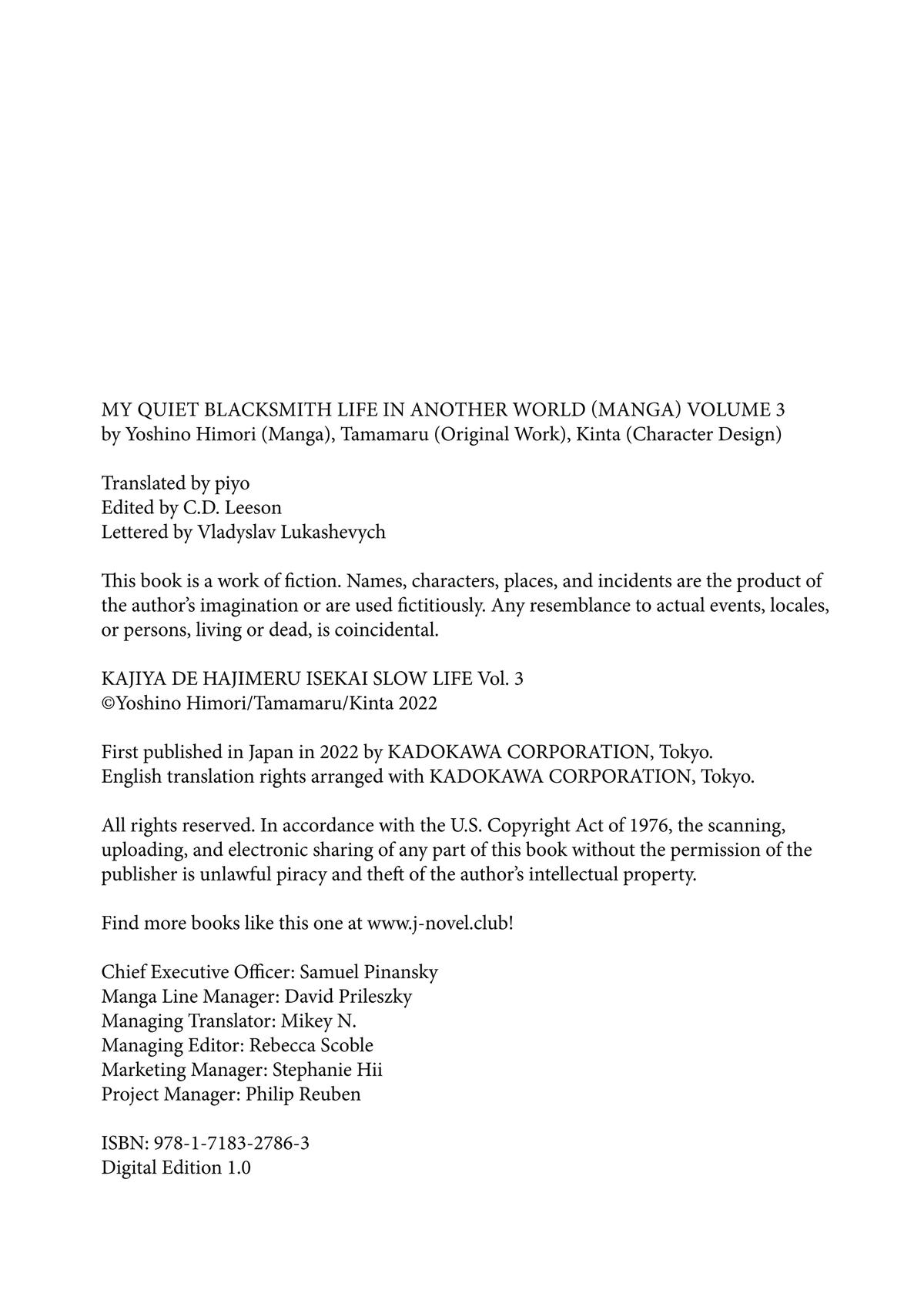 Read My Quiet Blacksmith Life in Another World Manga Online