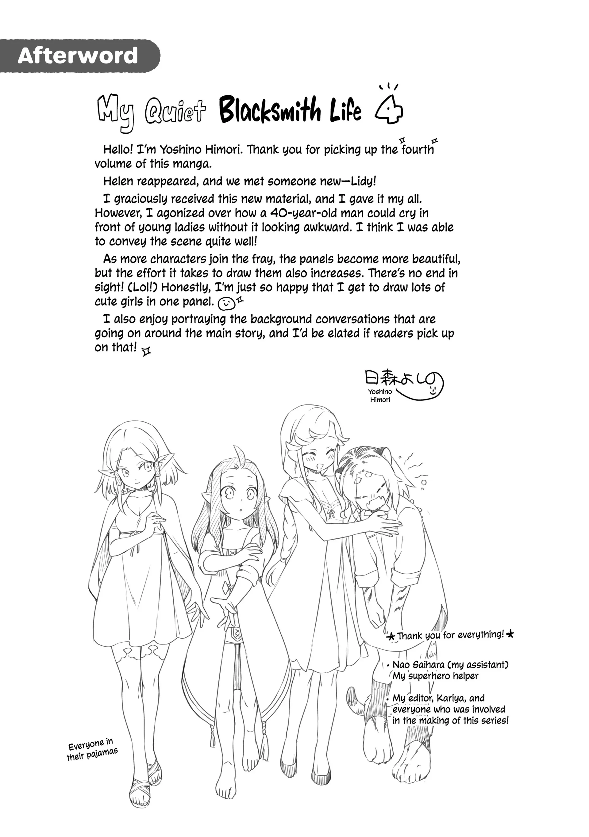 Read My Quiet Blacksmith Life in Another World Manga Online