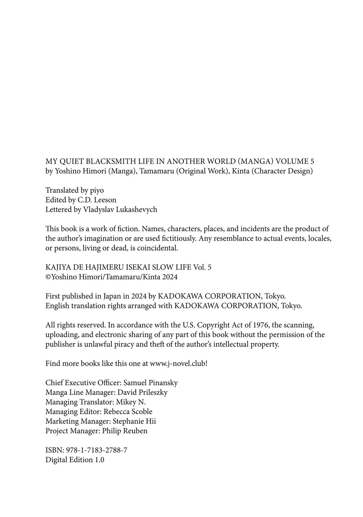 Read My Quiet Blacksmith Life in Another World Manga Online