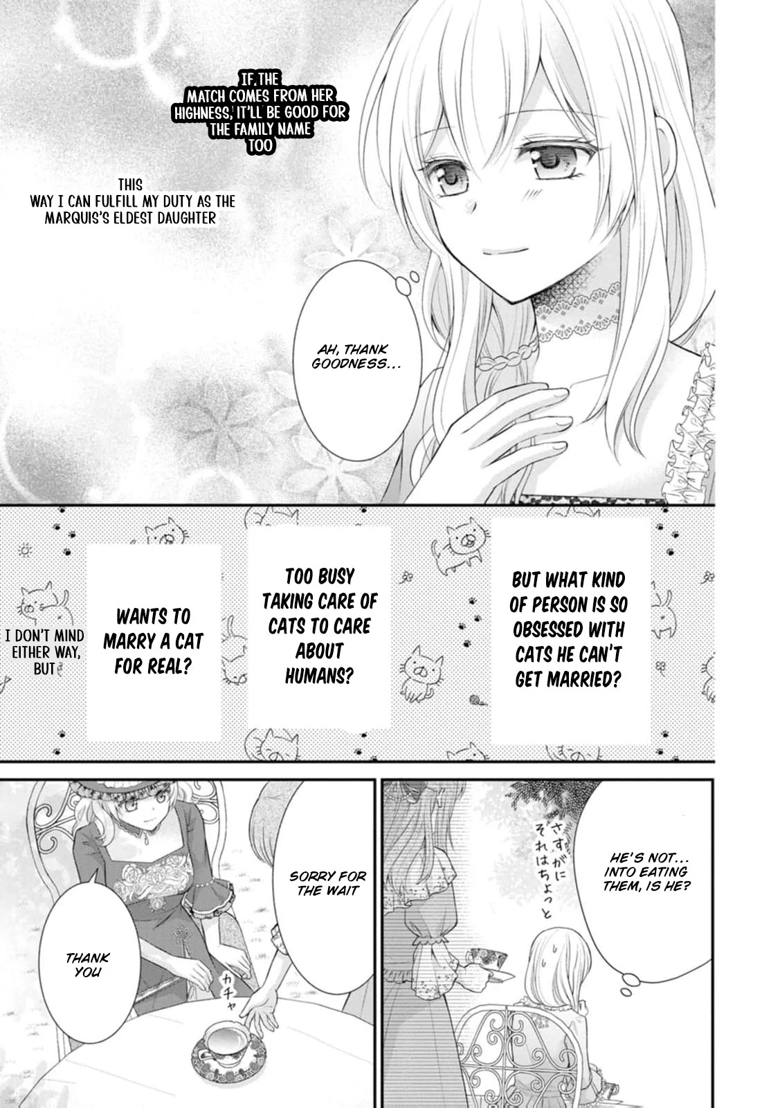 Read Noroi de Neko ni Sareta Akujo, Outaishi ni Hirowareru Manga Online