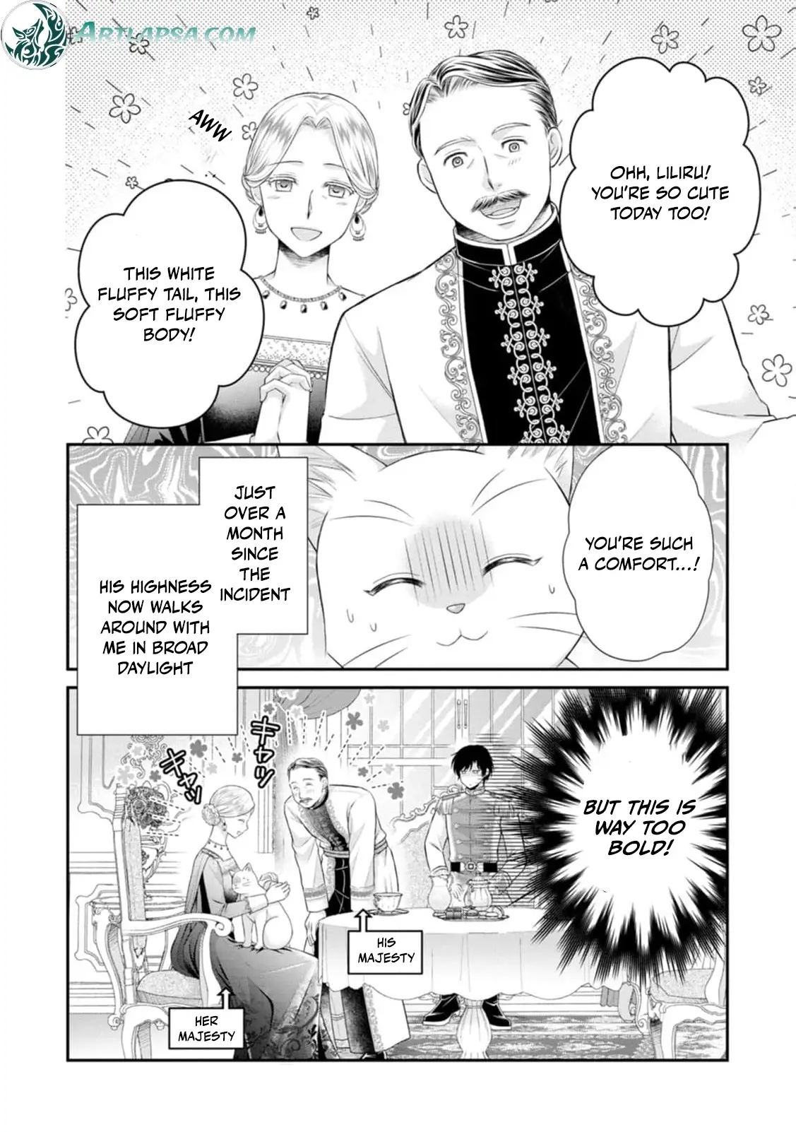 Read Noroi de Neko ni Sareta Akujo, Outaishi ni Hirowareru Manga Online