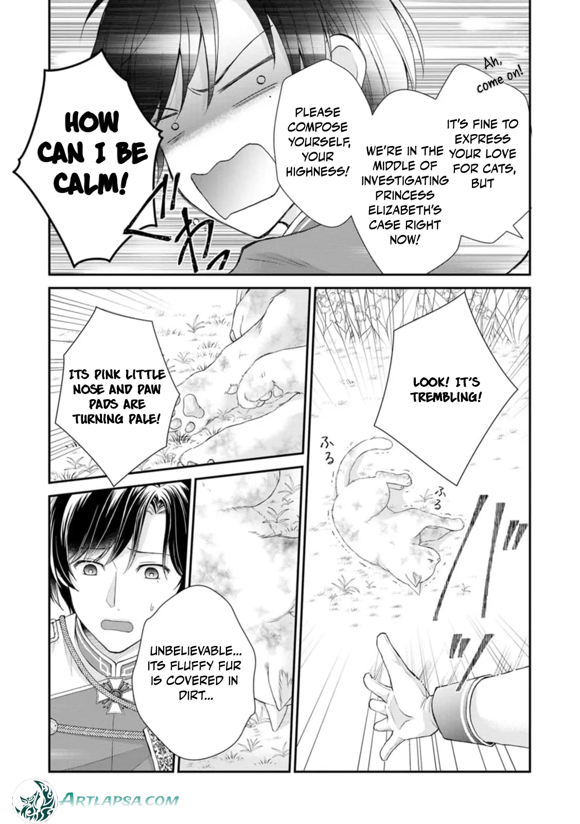 Read Noroi de Neko ni Sareta Akujo, Outaishi ni Hirowareru Manga Online