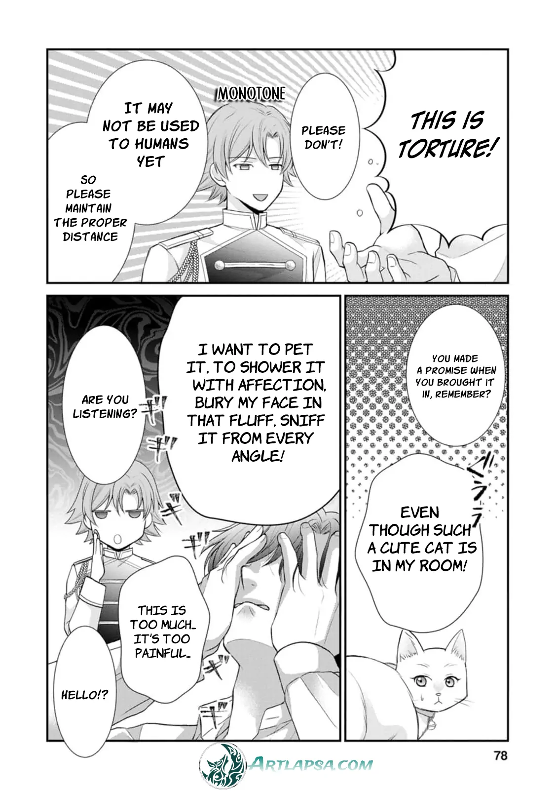 Read Noroi de Neko ni Sareta Akujo, Outaishi ni Hirowareru Manga Online