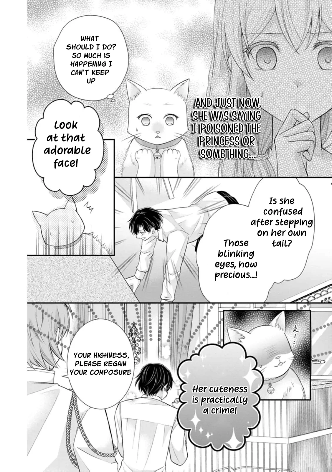 Read Noroi de Neko ni Sareta Akujo, Outaishi ni Hirowareru Manga Online