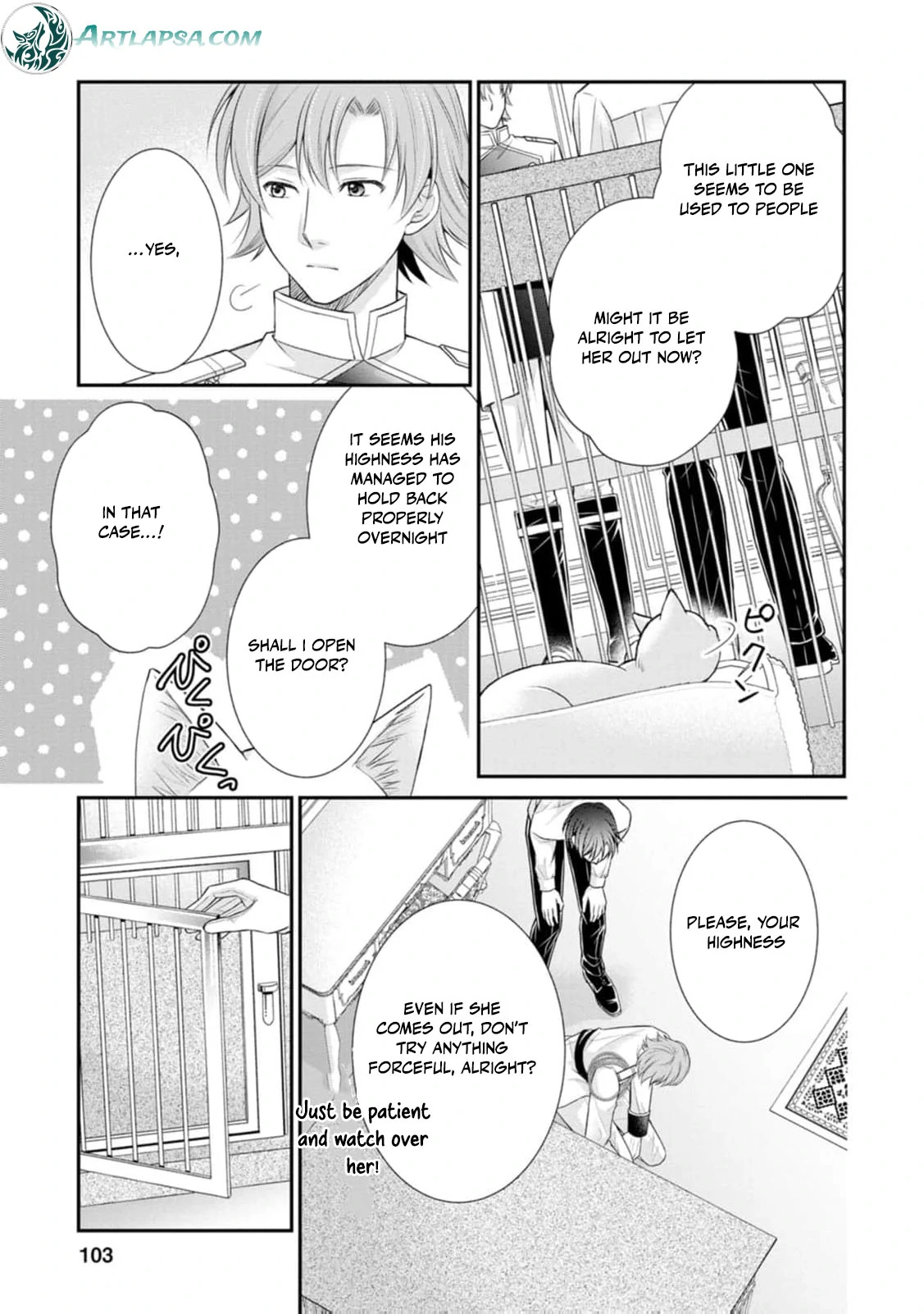 Read Noroi de Neko ni Sareta Akujo, Outaishi ni Hirowareru Manga Online