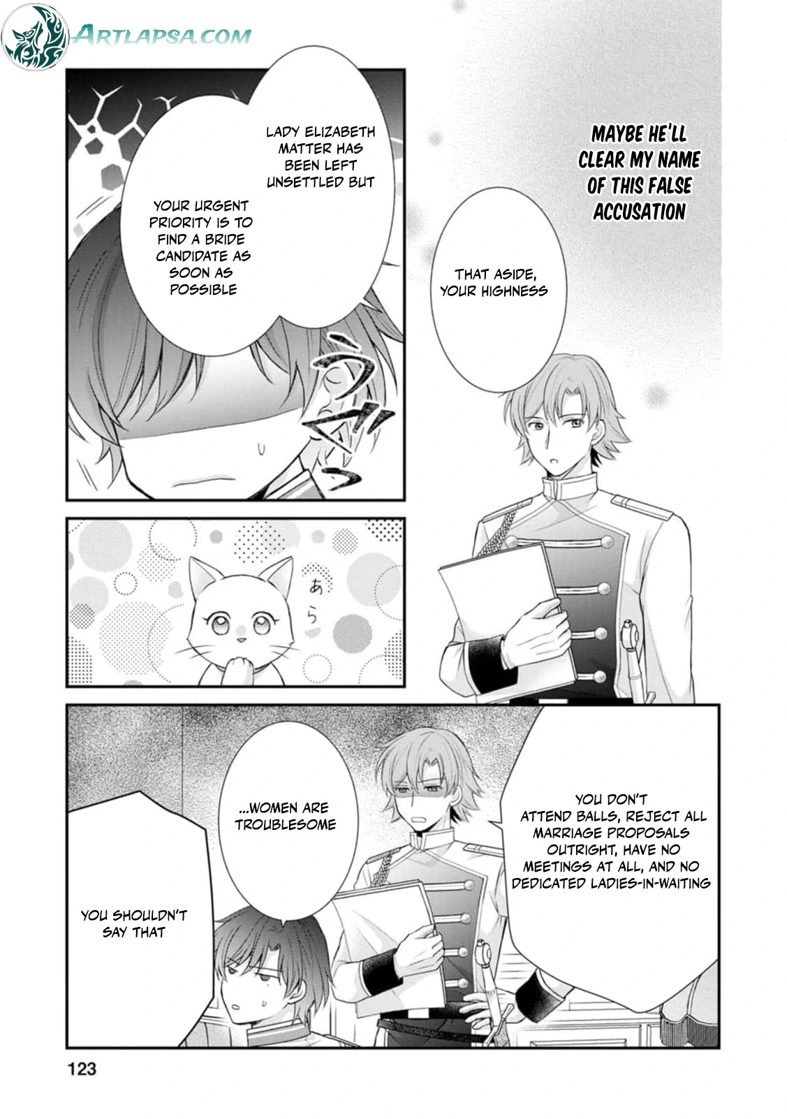 Read Noroi de Neko ni Sareta Akujo, Outaishi ni Hirowareru Manga Online