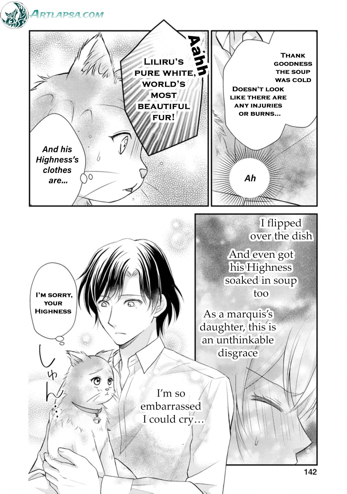 Read Noroi de Neko ni Sareta Akujo, Outaishi ni Hirowareru Manga Online