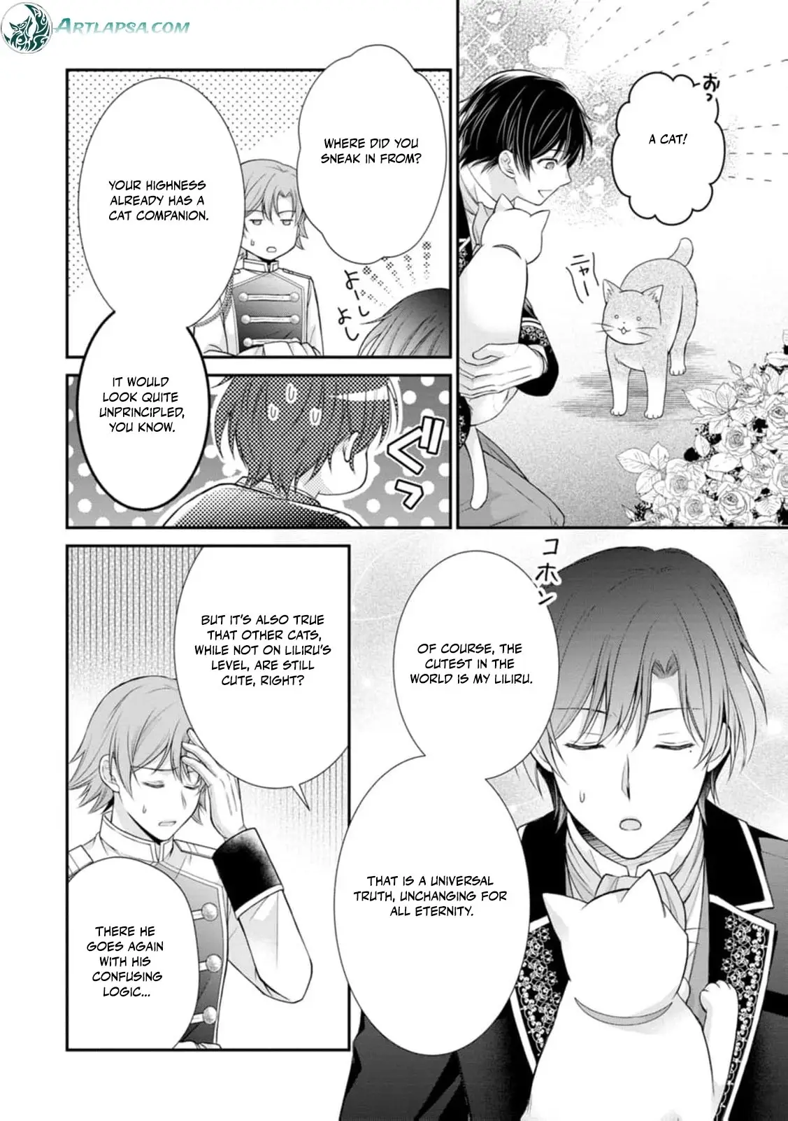 Read Noroi de Neko ni Sareta Akujo, Outaishi ni Hirowareru Manga Online