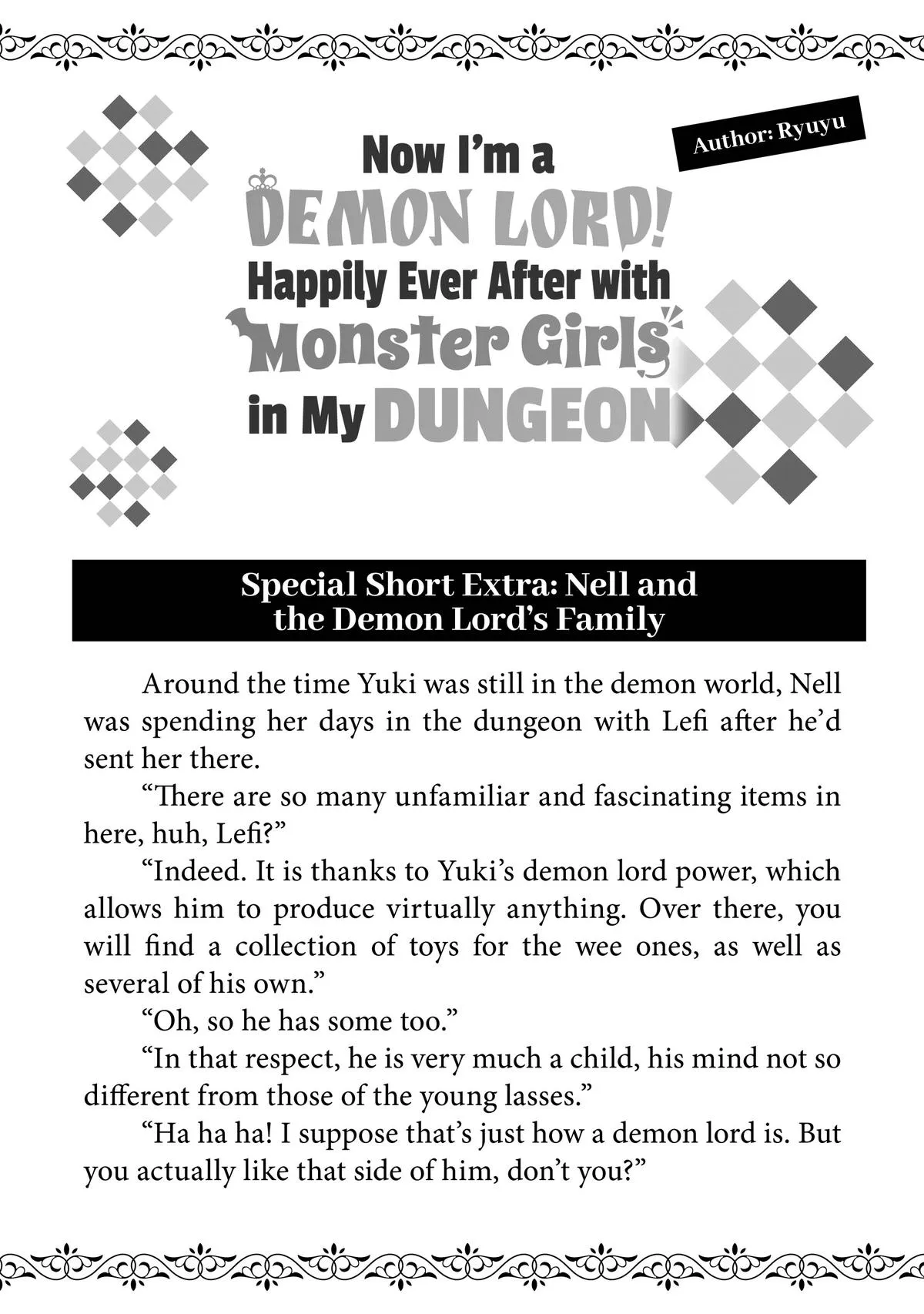 Read Now I’m a Demon Lord! Happily Ever After with Monster Girls in My Dungeon Manga Online