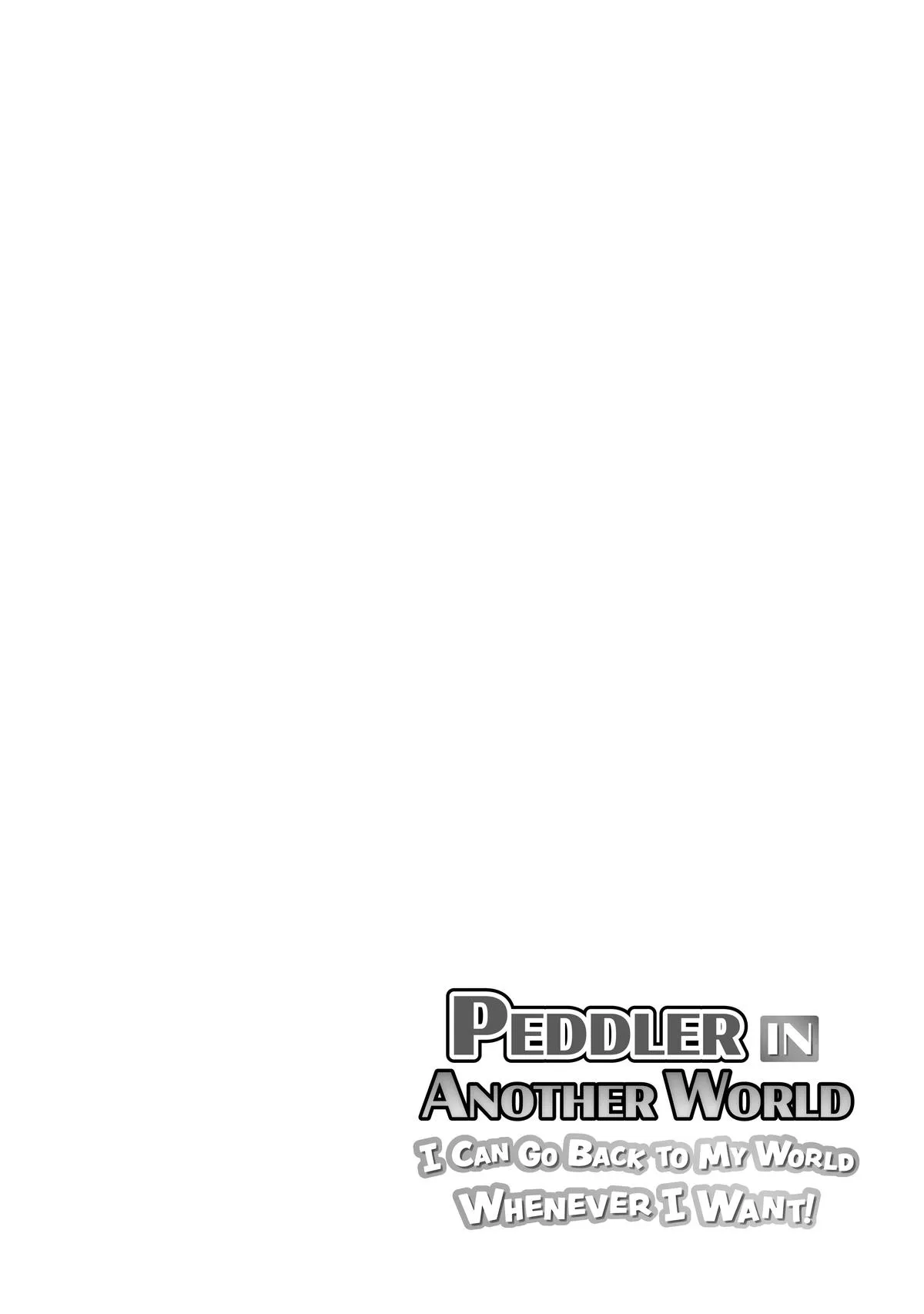 Read Peddler in Another World I Can Go Back to My World Whenever I Want Manga Online