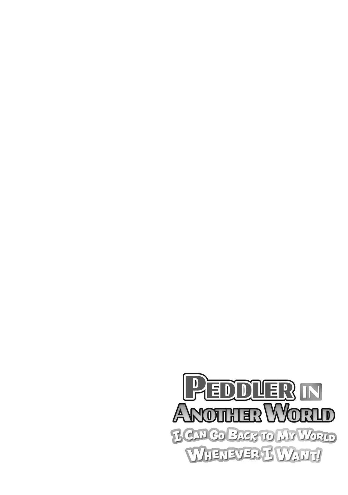Read Peddler in Another World I Can Go Back to My World Whenever I Want Manga Online