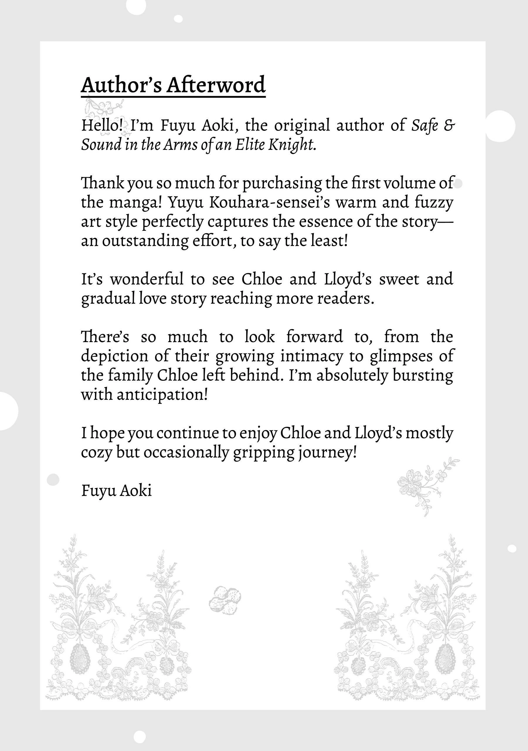 Read Safe & Sound in the Arms of an Elite Knight Manga Online