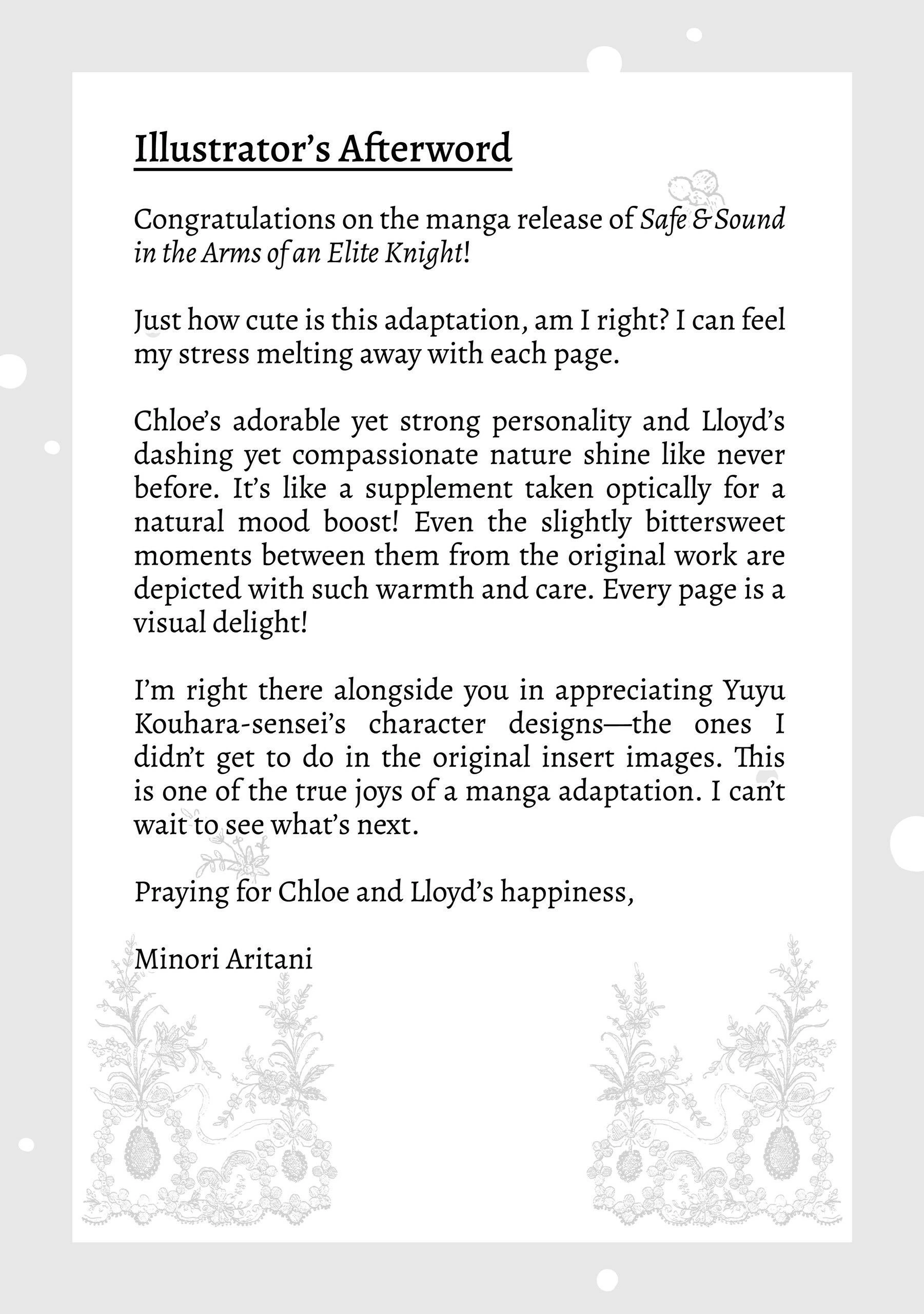 Read Safe & Sound in the Arms of an Elite Knight Manga Online