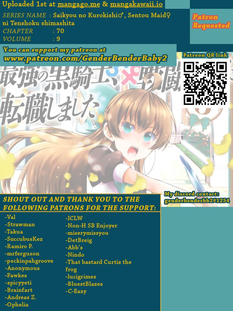 Read Saikyou no Kurokishi, Sentou Maid ni Tenshoku shimashita Manga Online