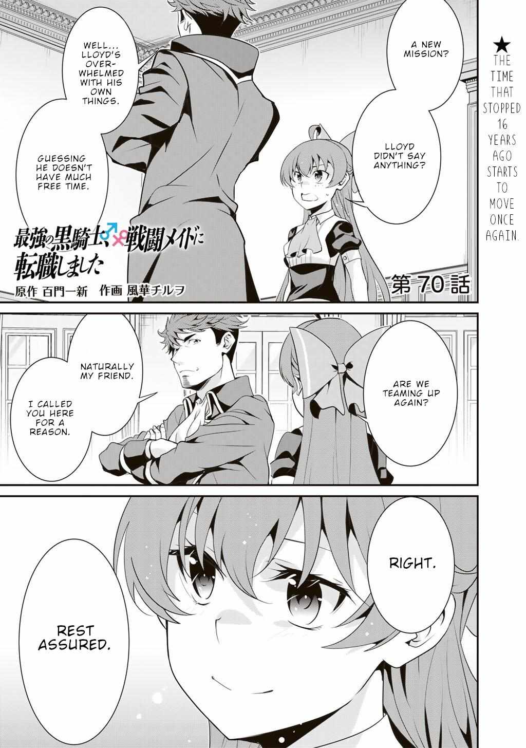 Read Saikyou no Kurokishi, Sentou Maid ni Tenshoku shimashita Manga Online