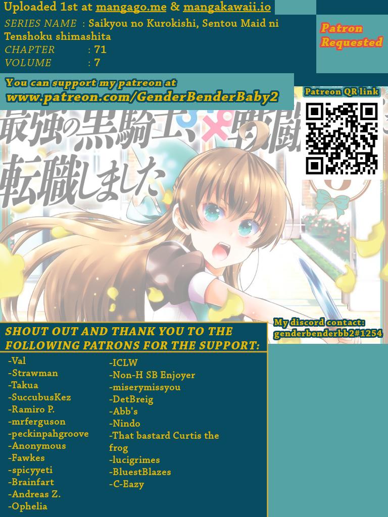 Read Saikyou no Kurokishi, Sentou Maid ni Tenshoku shimashita Manga Online