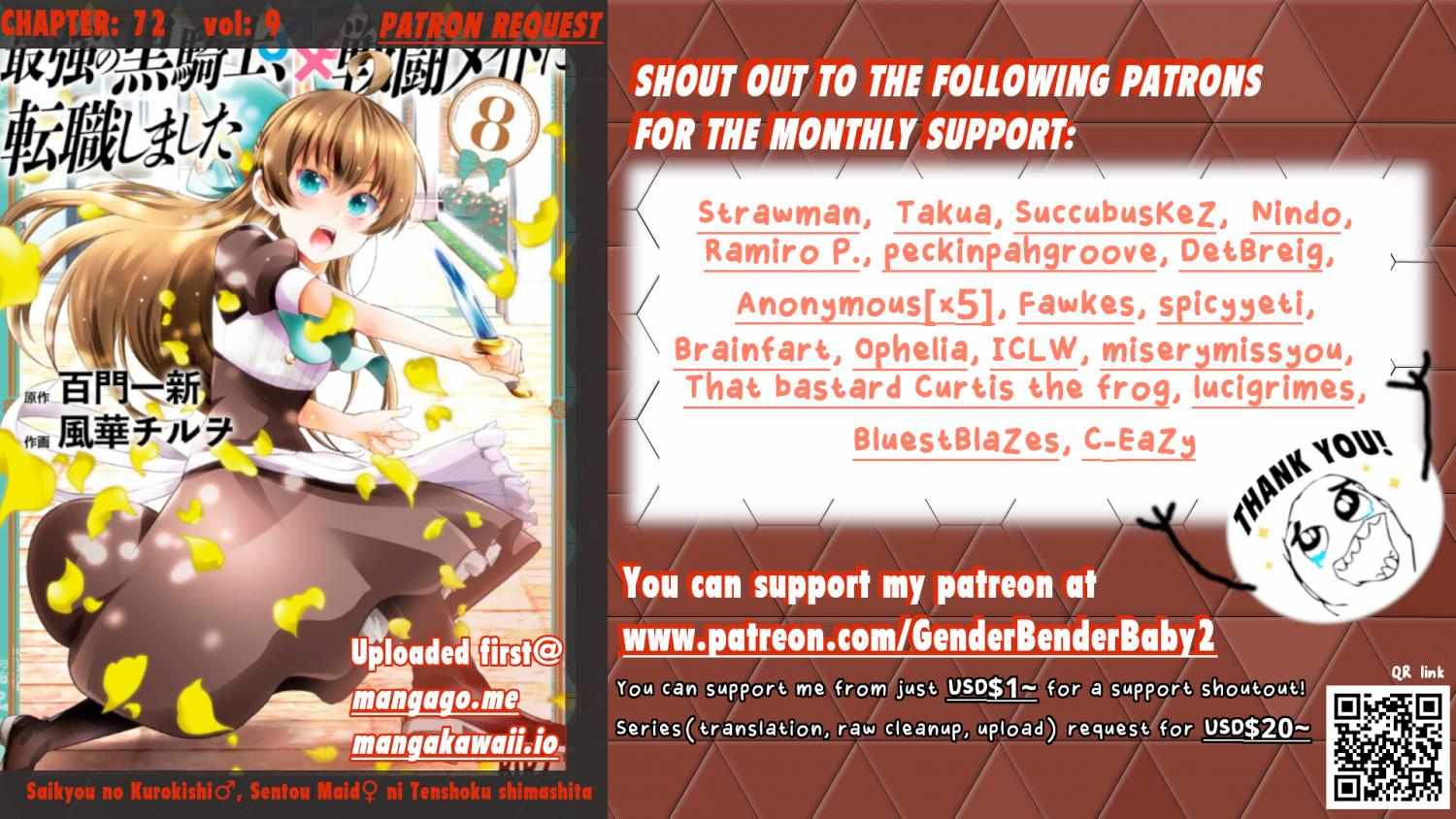 Read Saikyou no Kurokishi, Sentou Maid ni Tenshoku shimashita Manga Online