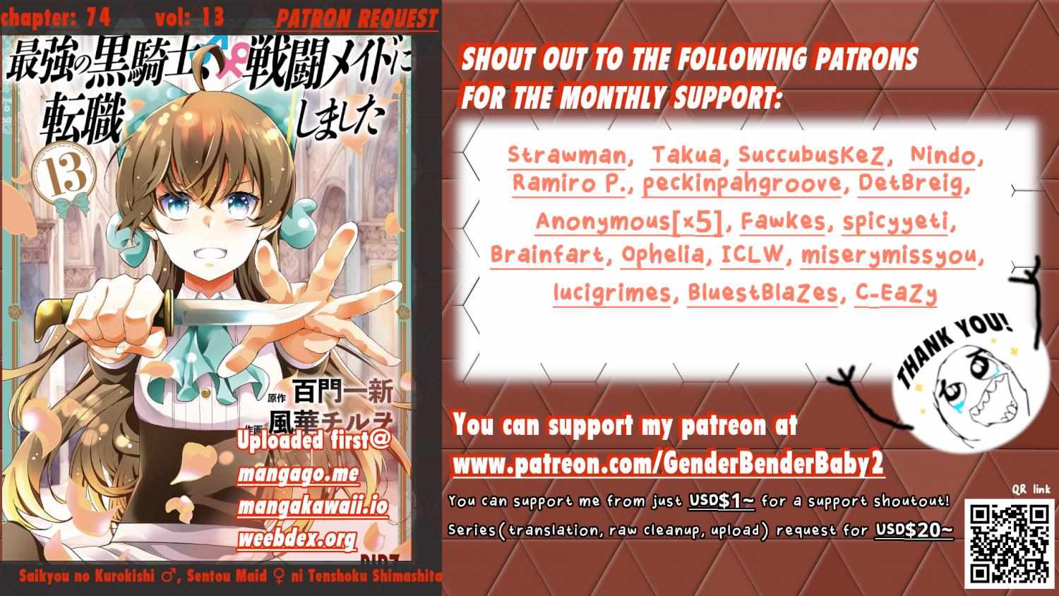 Read Saikyou no Kurokishi, Sentou Maid ni Tenshoku shimashita Manga Online