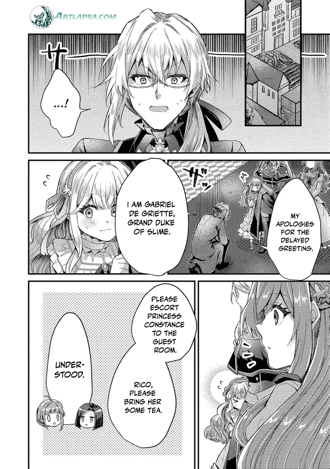 Read Slime Taikou to Botsuraku Reijou no Angai Shiawase na Konyaku Manga Online