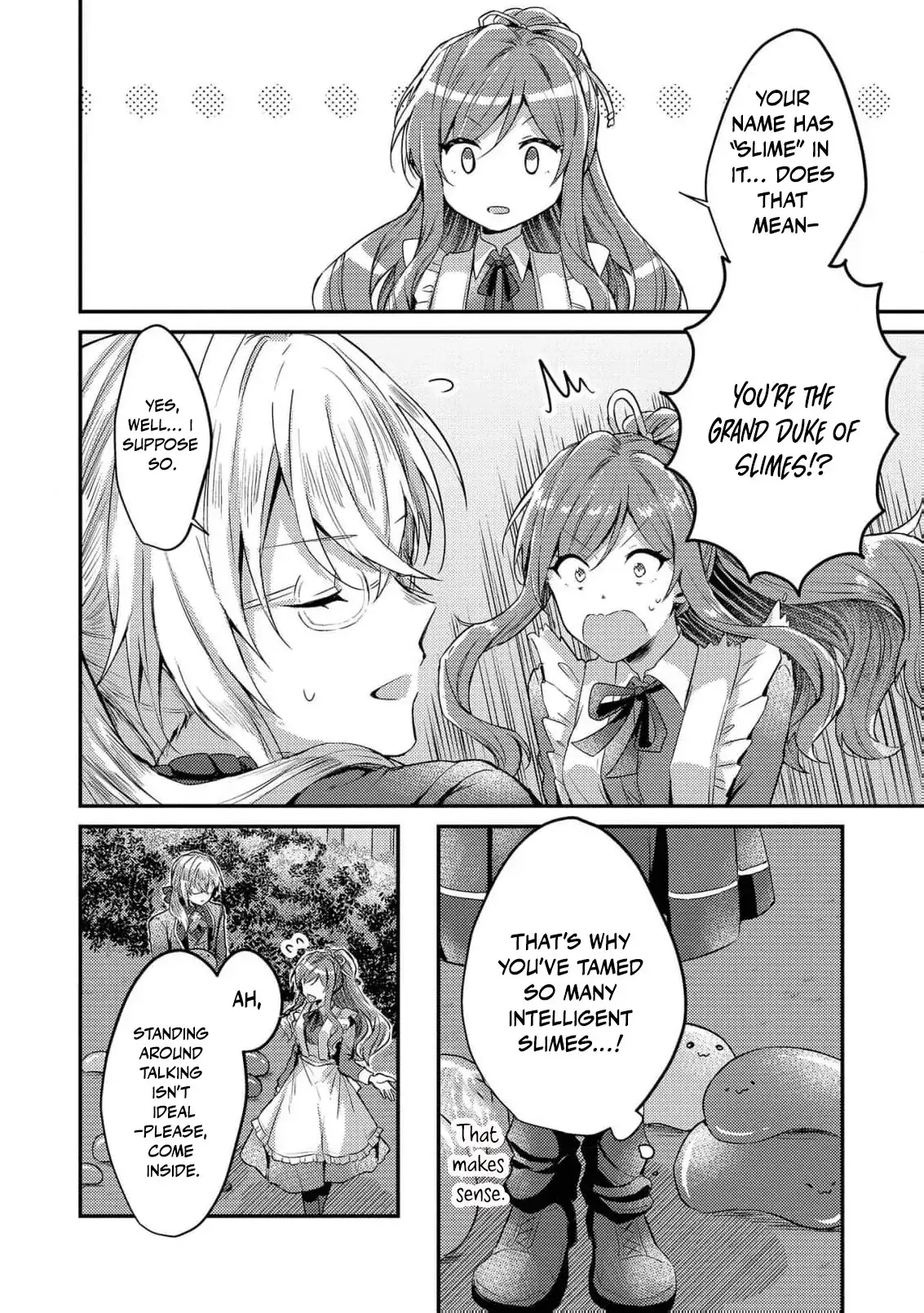 Read Slime Taikou to Botsuraku Reijou no Angai Shiawase na Konyaku Manga Online