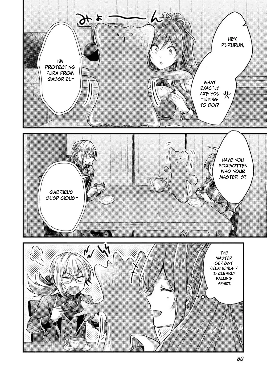 Read Slime Taikou to Botsuraku Reijou no Angai Shiawase na Konyaku Manga Online