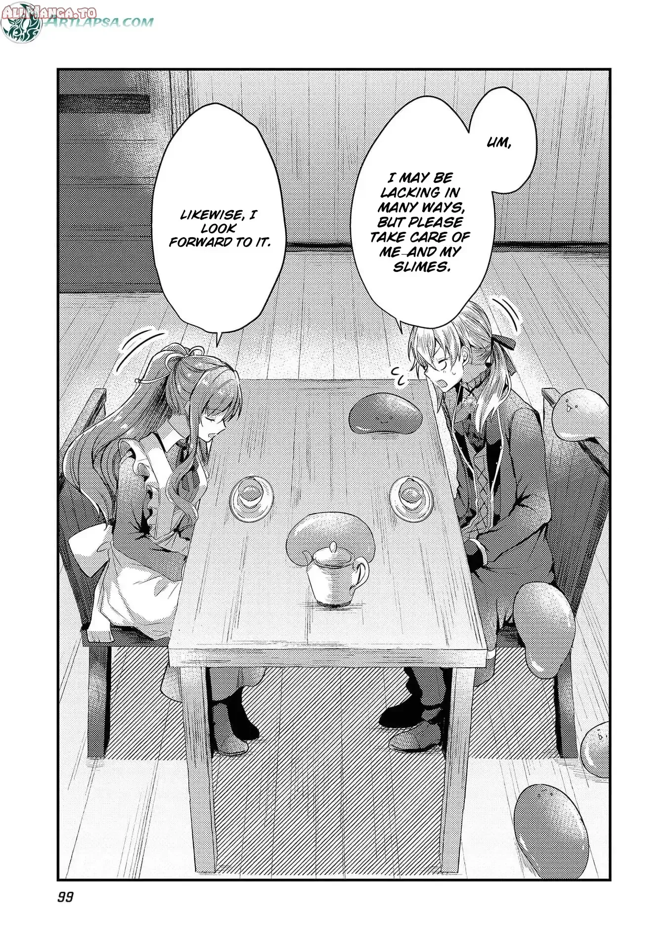 Read Slime Taikou to Botsuraku Reijou no Angai Shiawase na Konyaku Manga Online