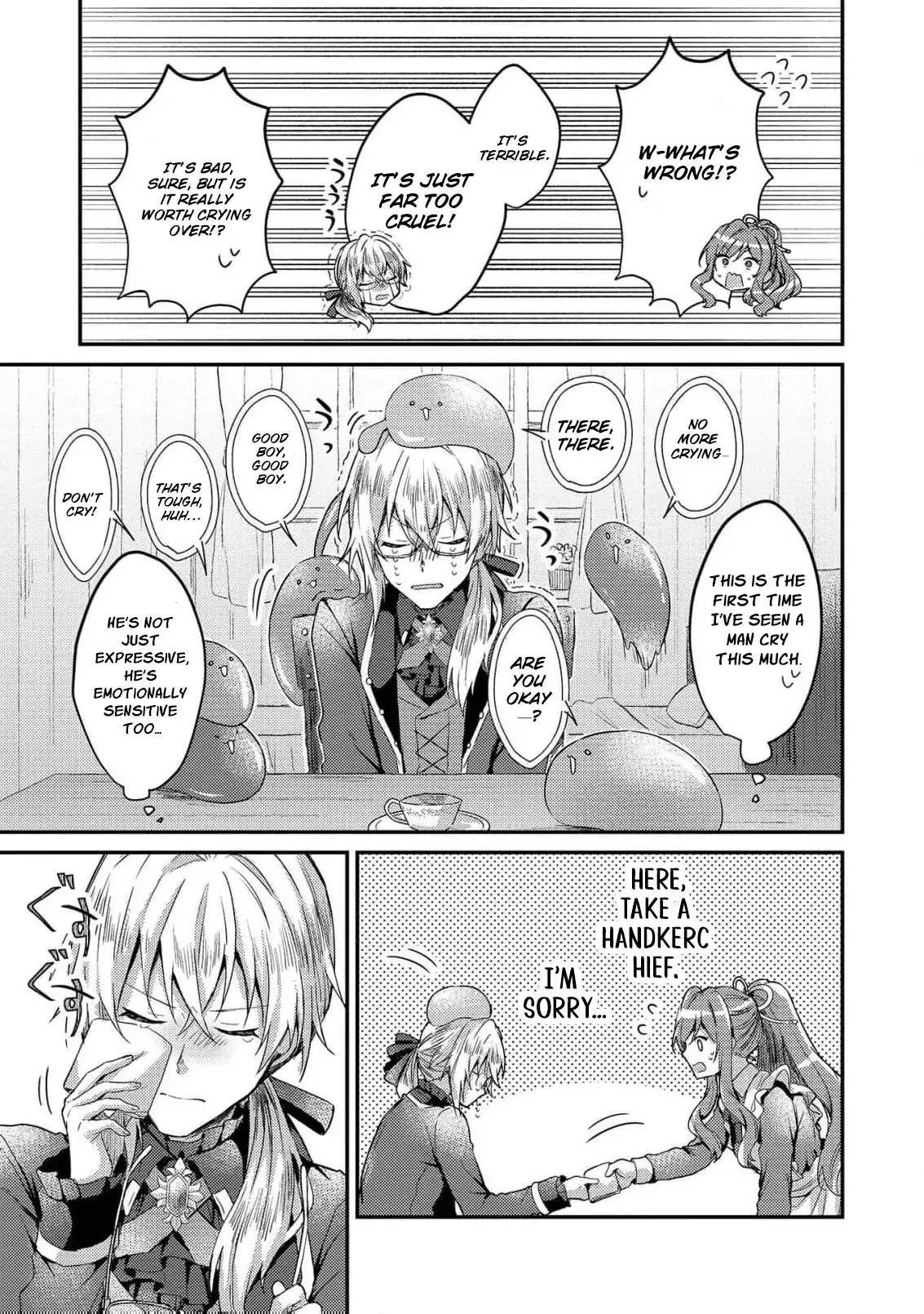 Read Slime Taikou to Botsuraku Reijou no Angai Shiawase na Konyaku Manga Online