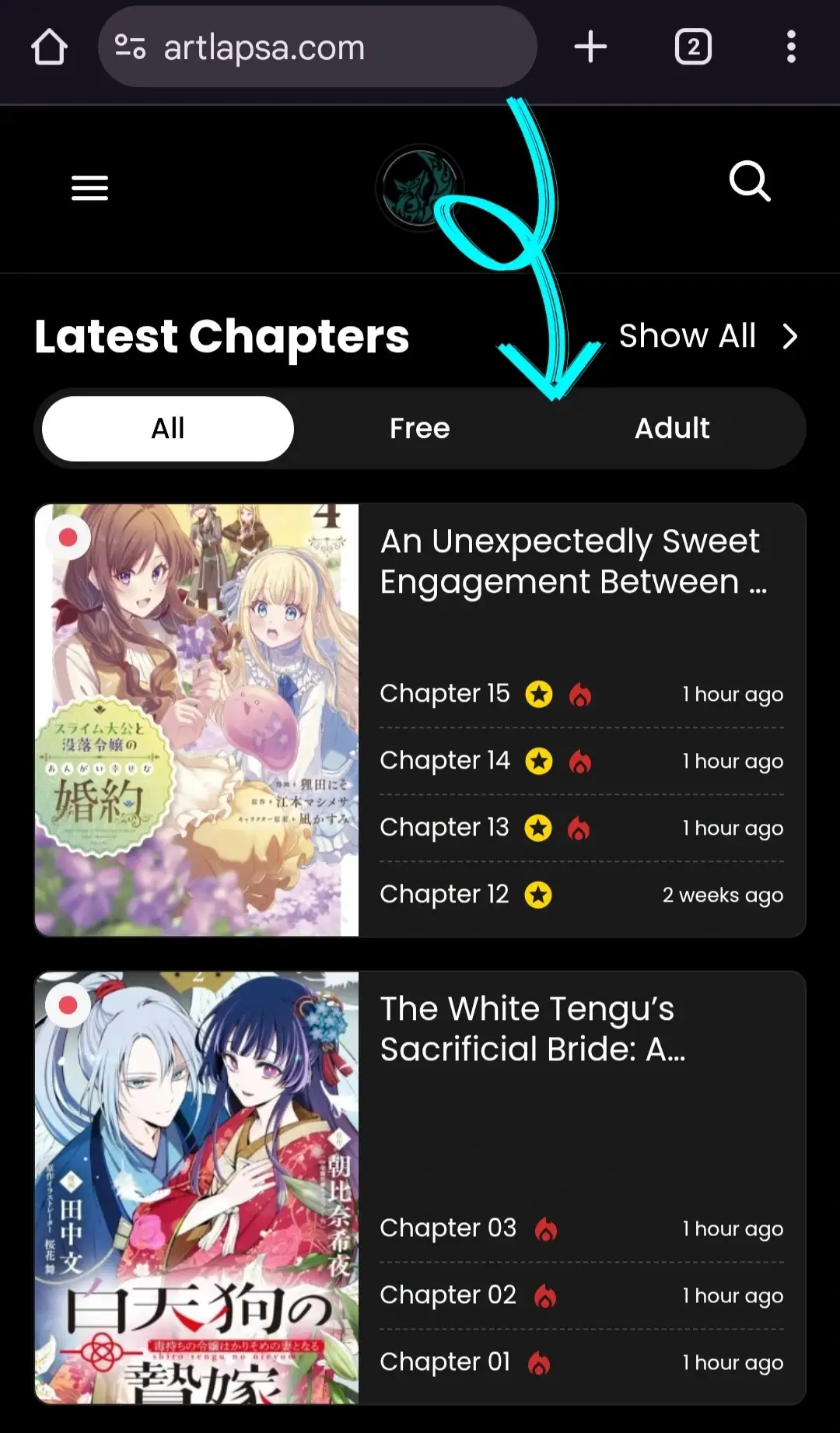 Read Slime Taikou to Botsuraku Reijou no Angai Shiawase na Konyaku Manga Online