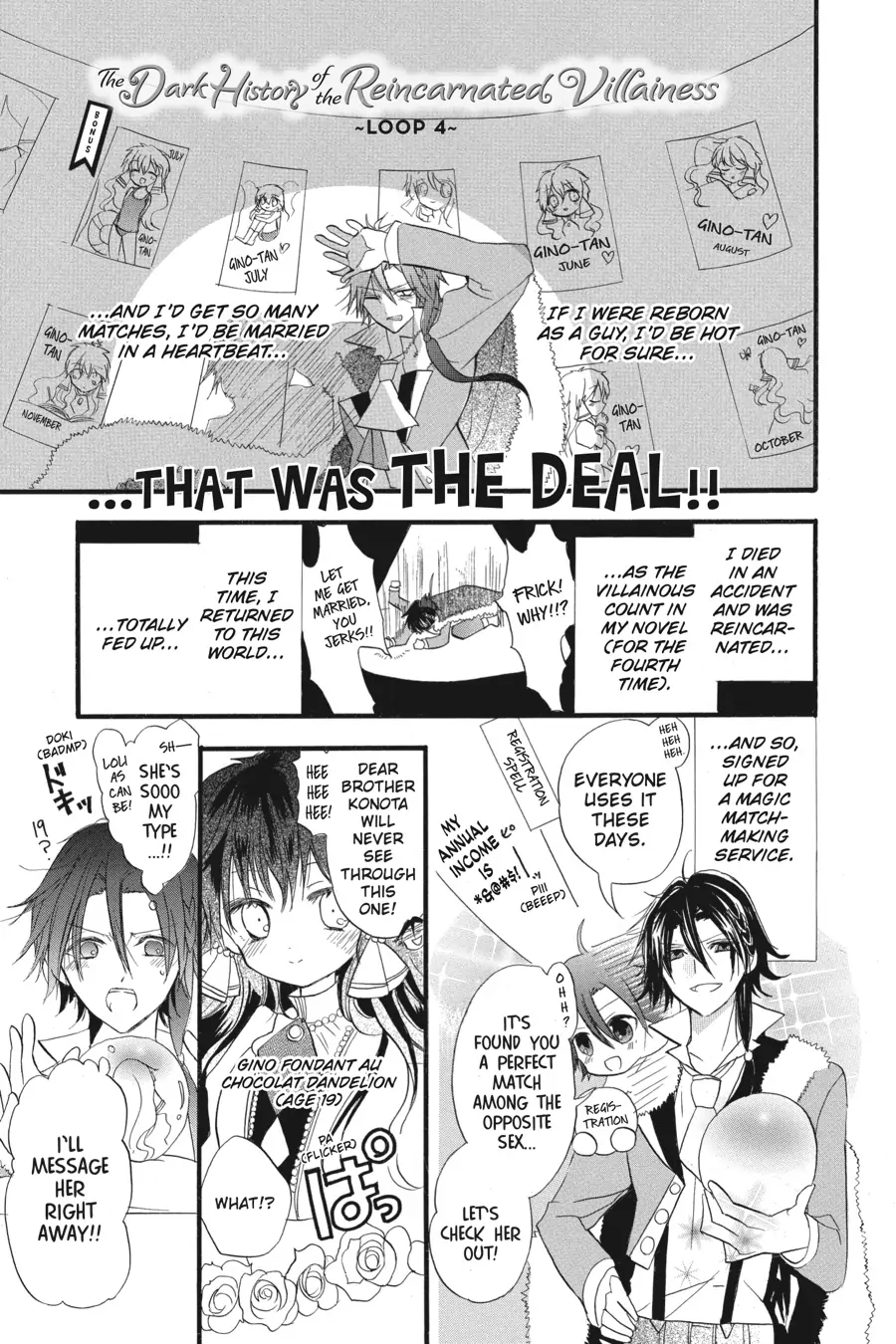 Read The Dark History of the Reincarnated Villainess Manga Online