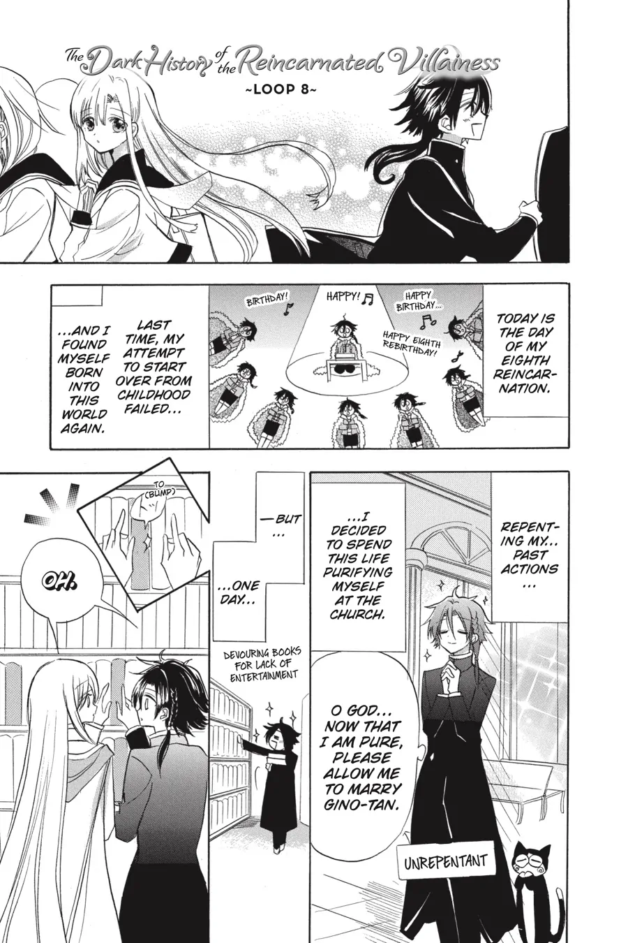 Read The Dark History of the Reincarnated Villainess Manga Online