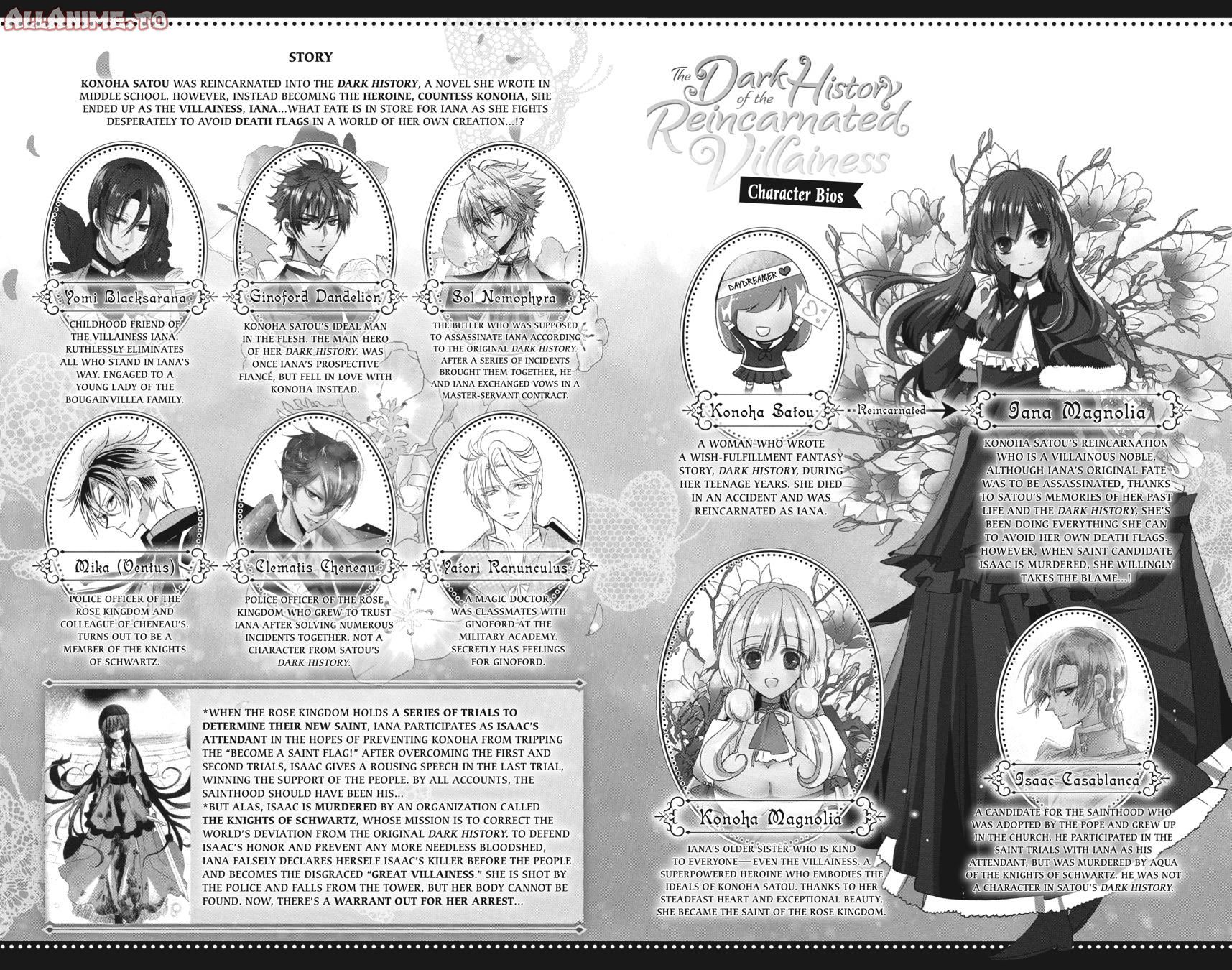 Read The Dark History of the Reincarnated Villainess Manga Online