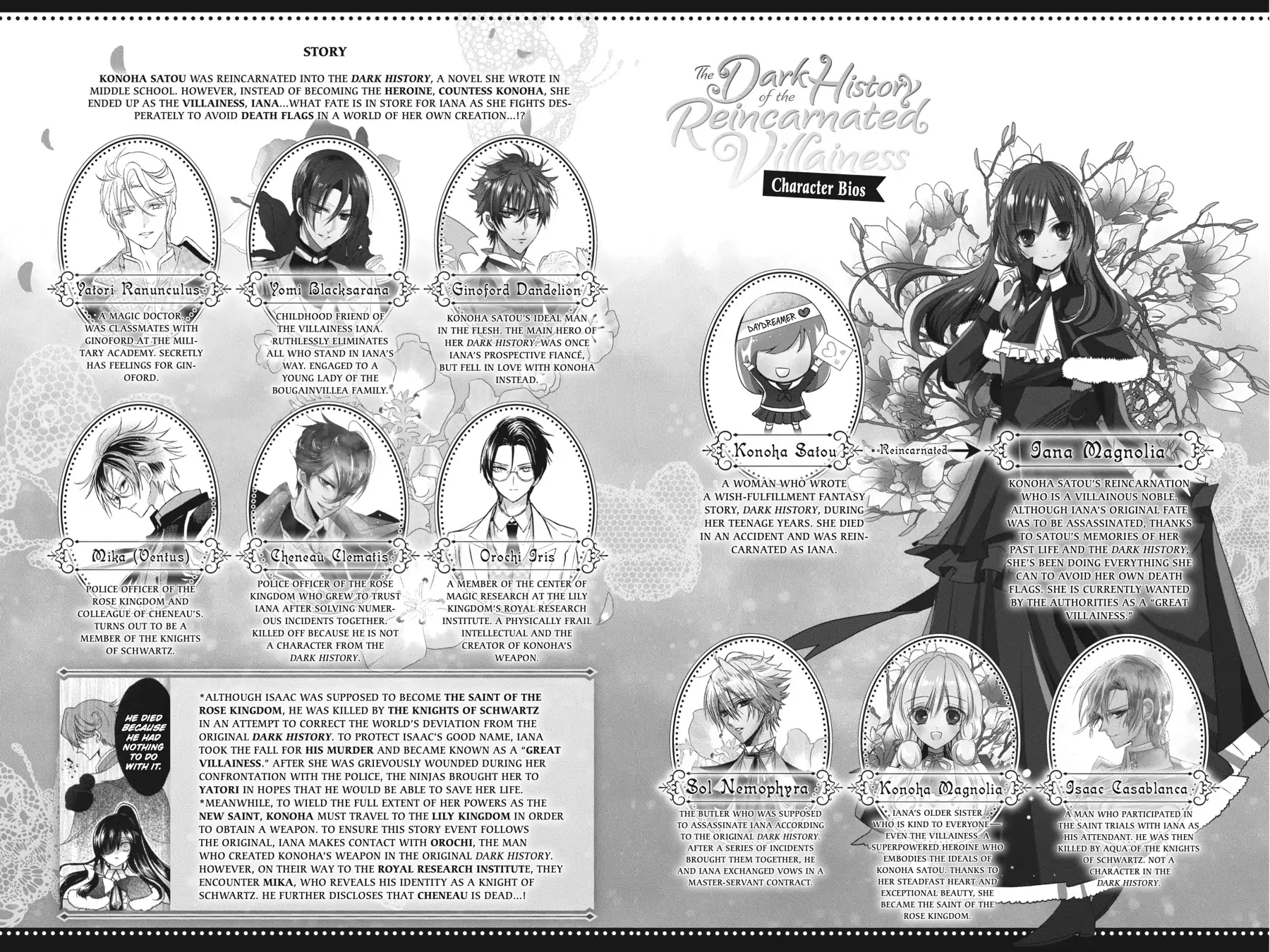 Read The Dark History of the Reincarnated Villainess Manga Online