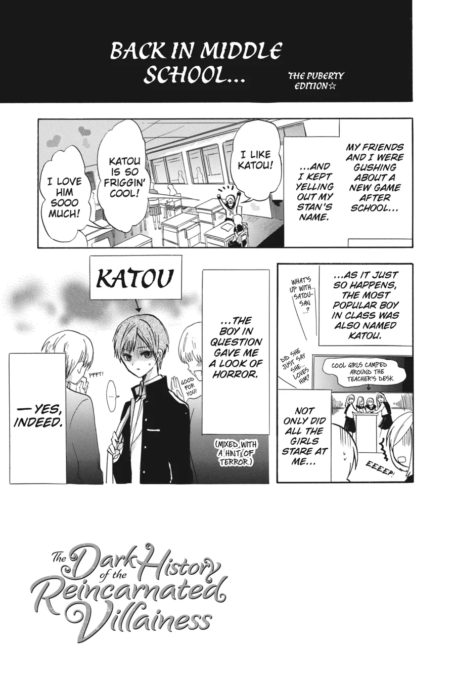 Read The Dark History of the Reincarnated Villainess Manga Online