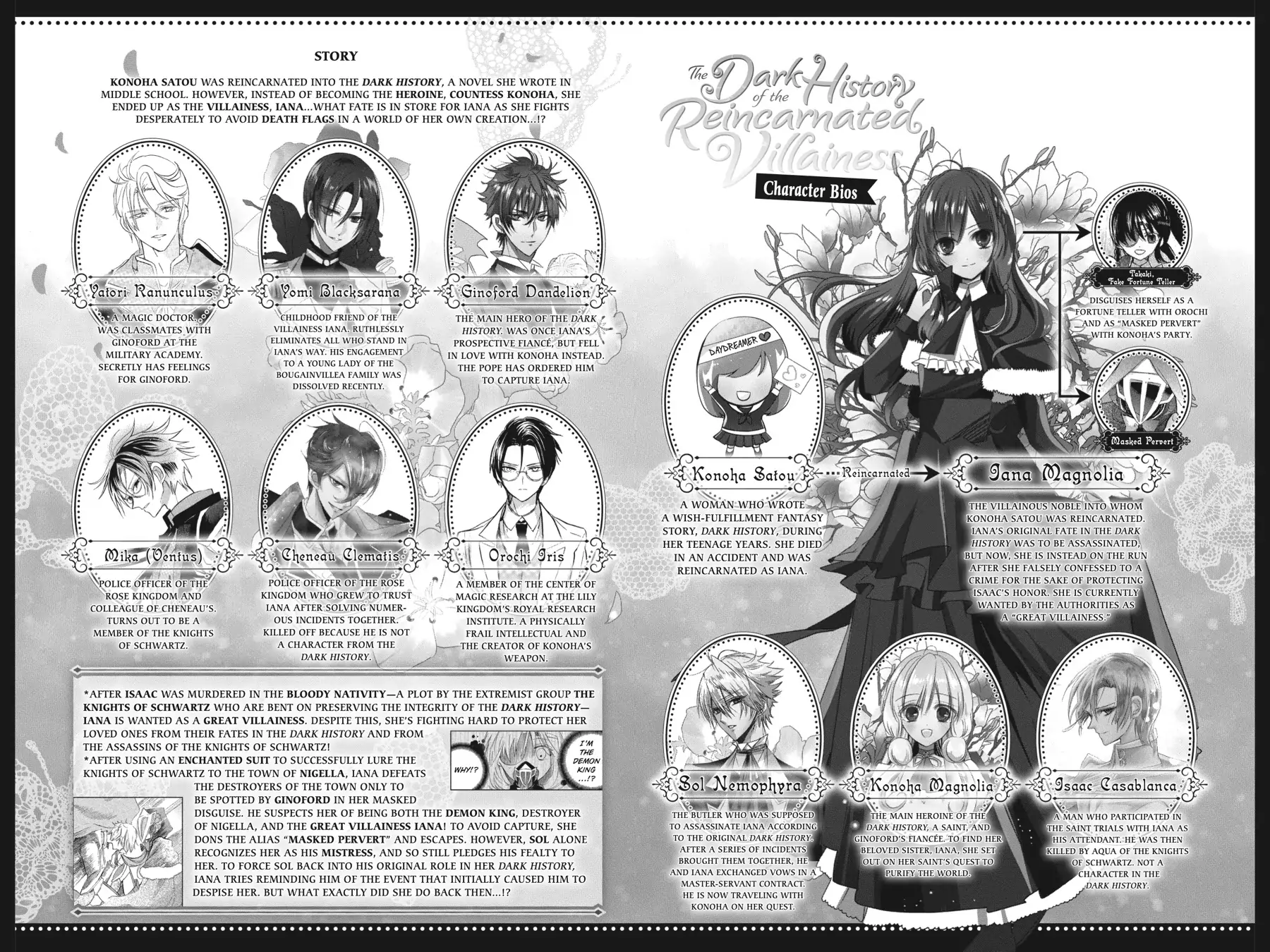 Read The Dark History of the Reincarnated Villainess Manga Online