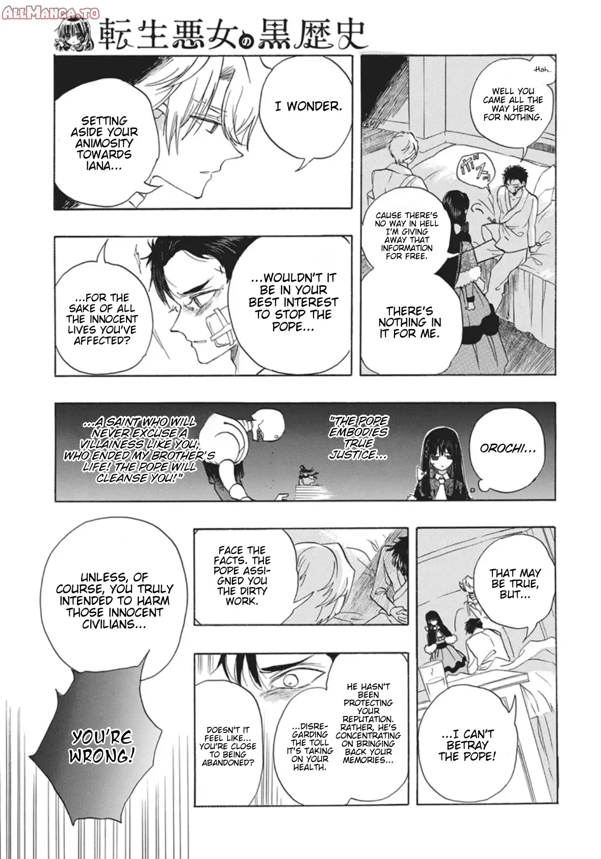 Read The Dark History of the Reincarnated Villainess Manga Online