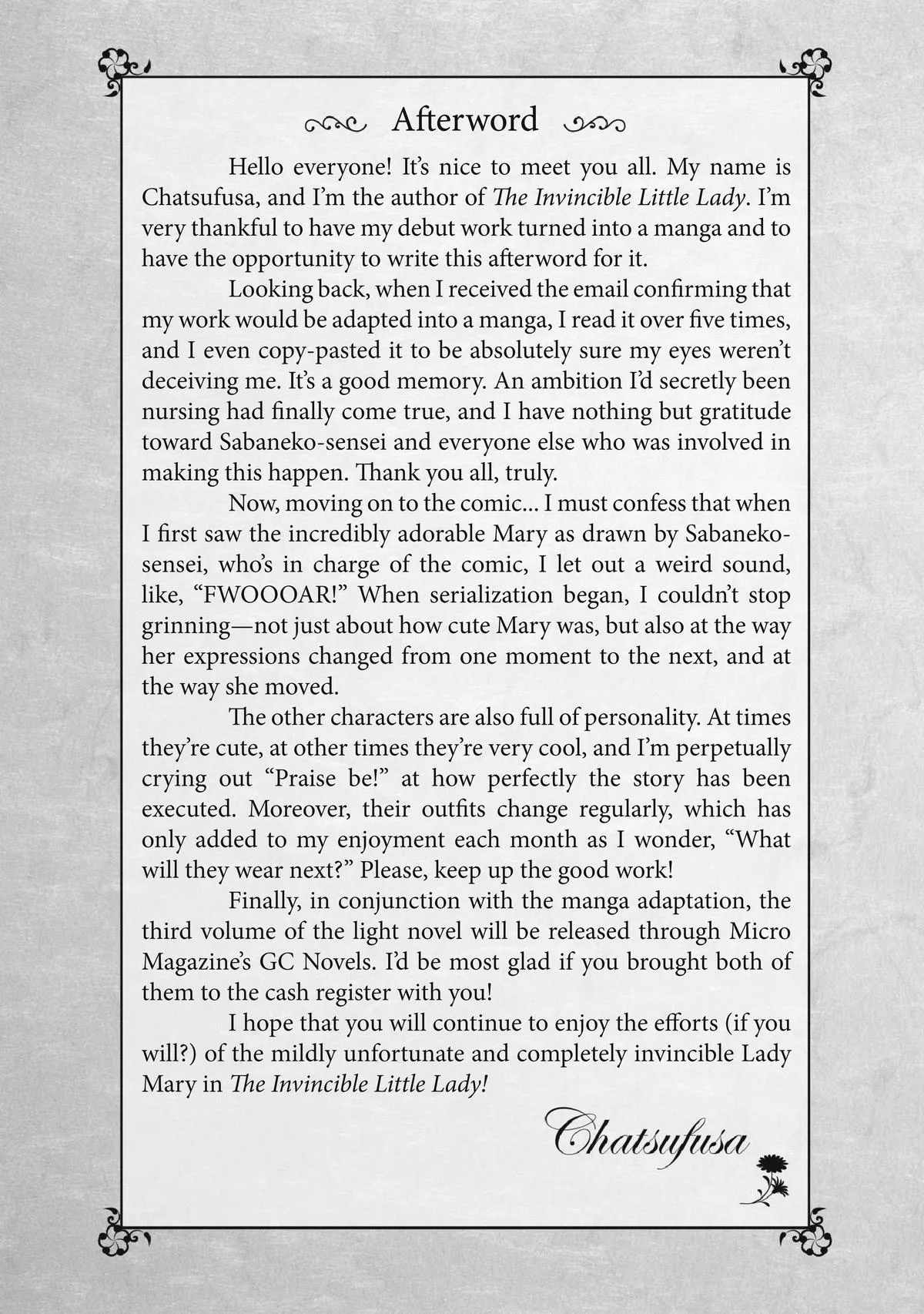 Read The Invincible Little Lady Manga Online