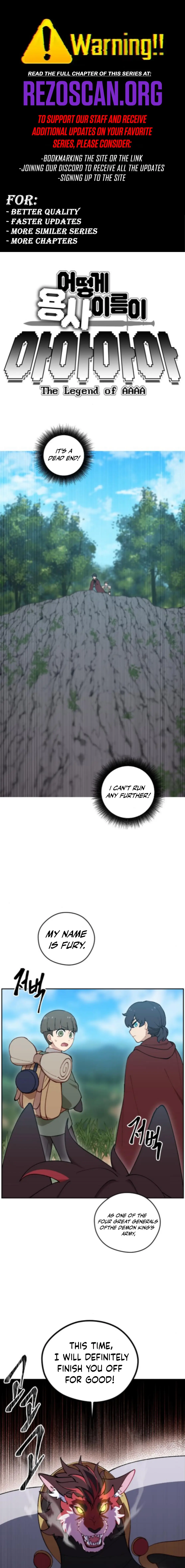 Read The Legend of AAAA Manga Online