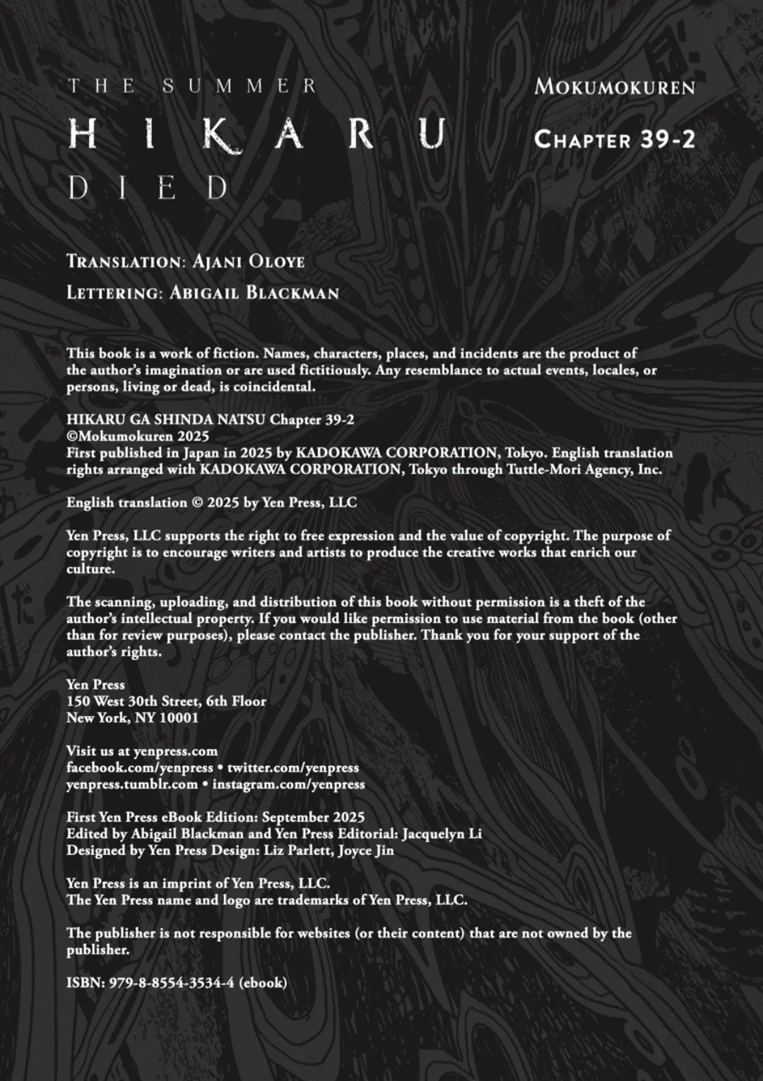 Read The Summer Hikaru Died Manga Online