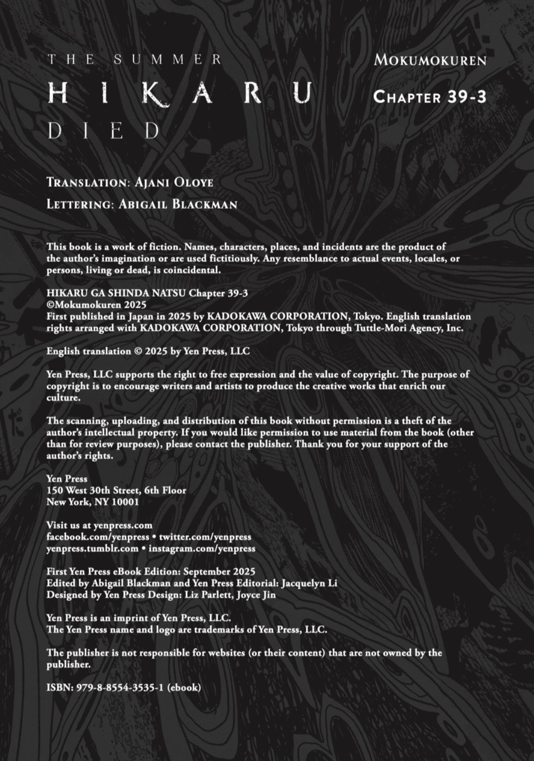 Read The Summer Hikaru Died Manga Online