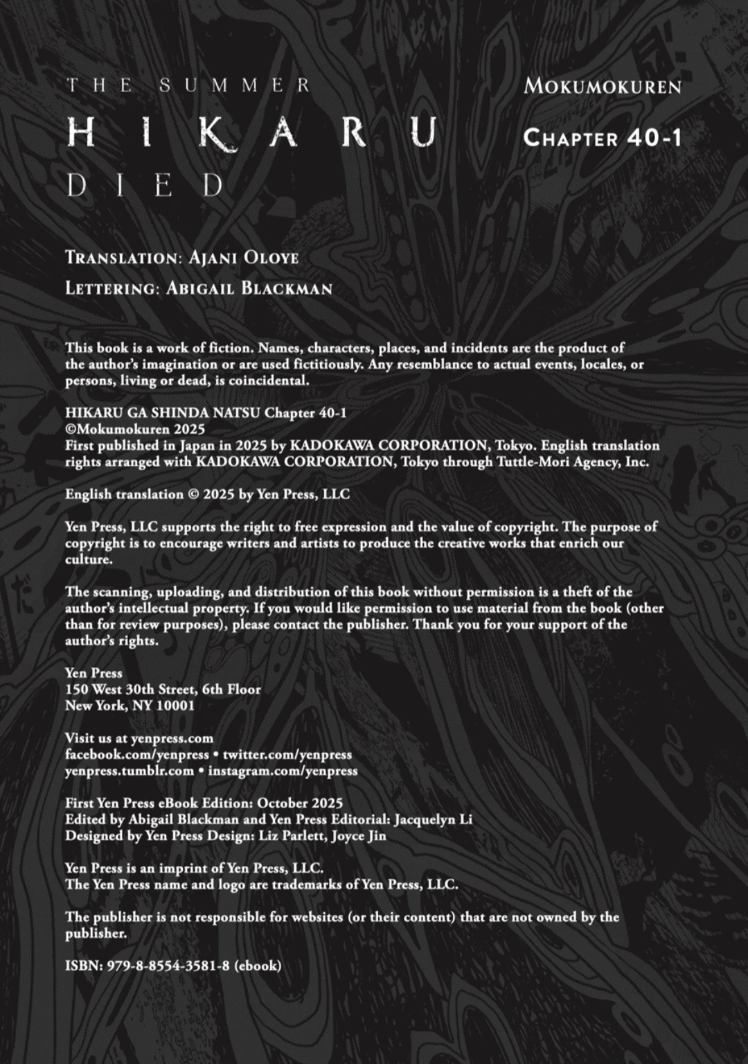 Read The Summer Hikaru Died Manga Online