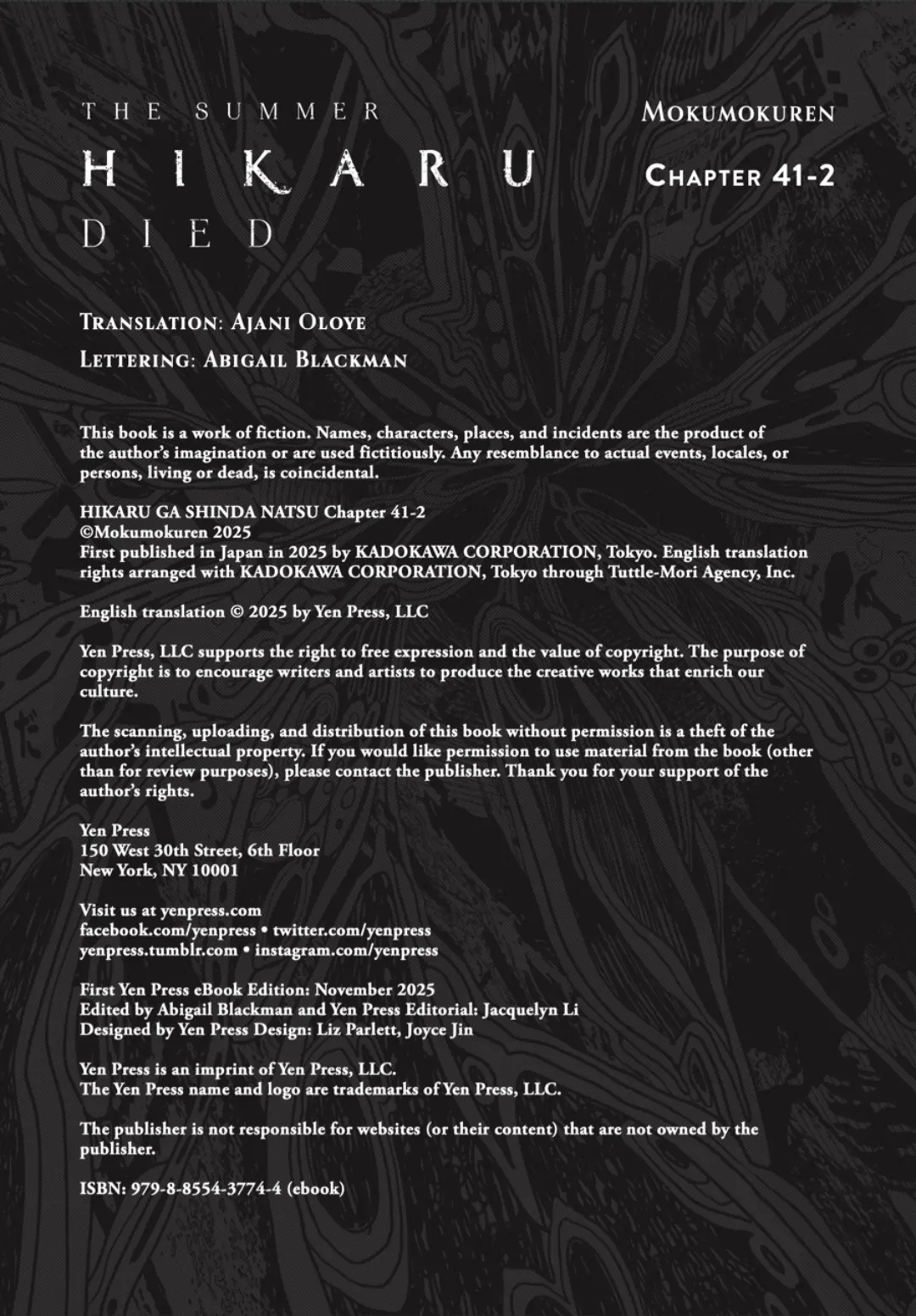 Read The Summer Hikaru Died Manga Online