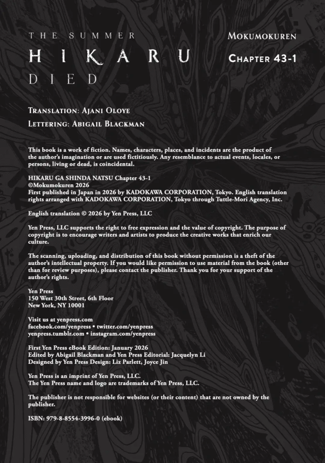 Read The Summer Hikaru Died Manga Online