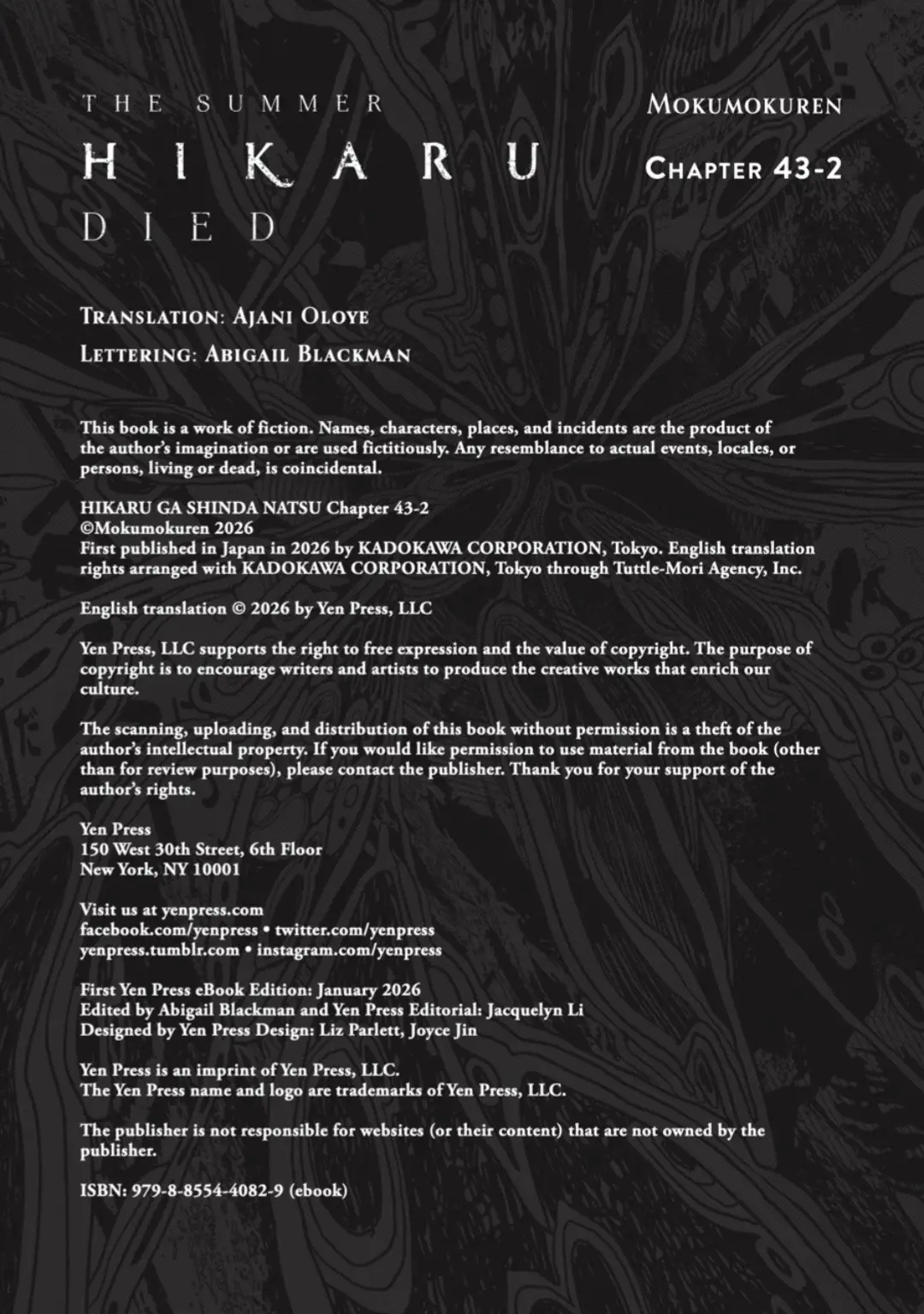 Read The Summer Hikaru Died Manga Online