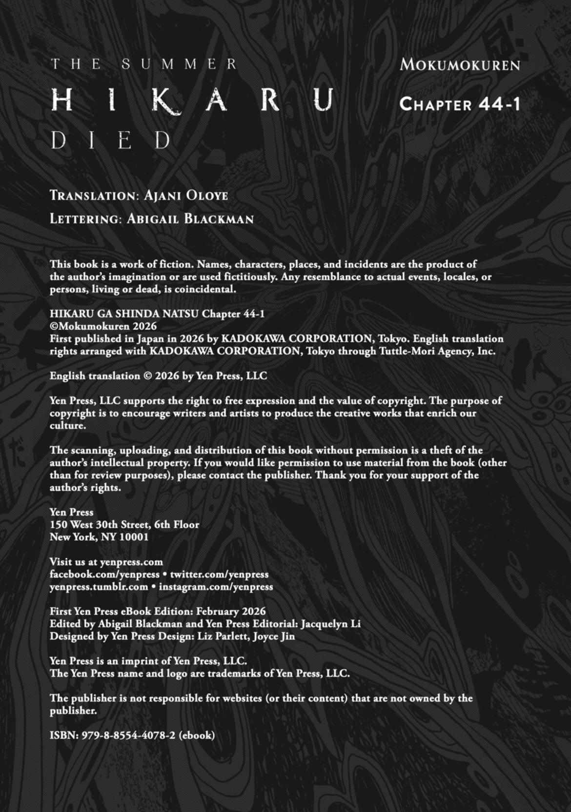 Read The Summer Hikaru Died Manga Online