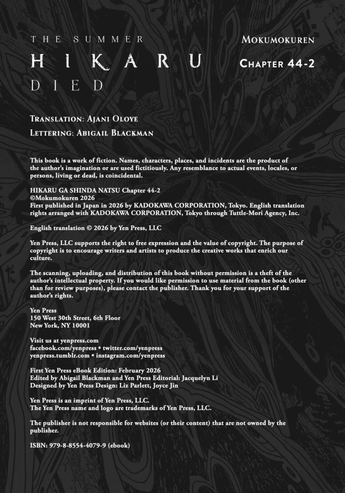 Read The Summer Hikaru Died Manga Online